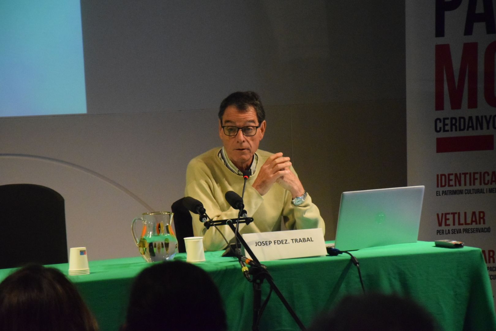 La Taula de Patrimoni de Cerdanyola del Vallès  ha celebrat aquest cap de setmana una taula rodona. FOTO: Marc Mata