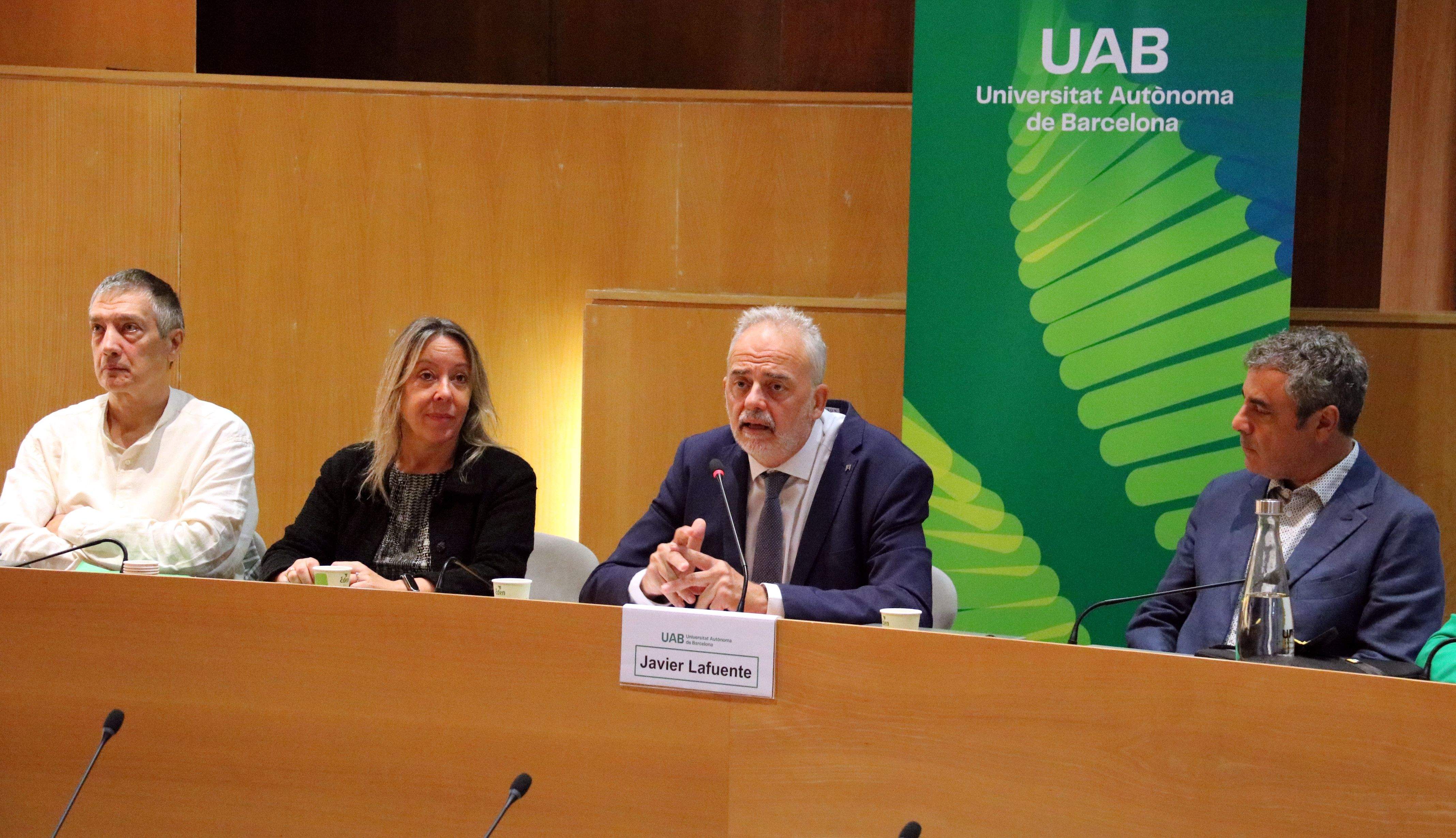 Debat entre candidats al Recrorat de la UAB. FOTO: ACN