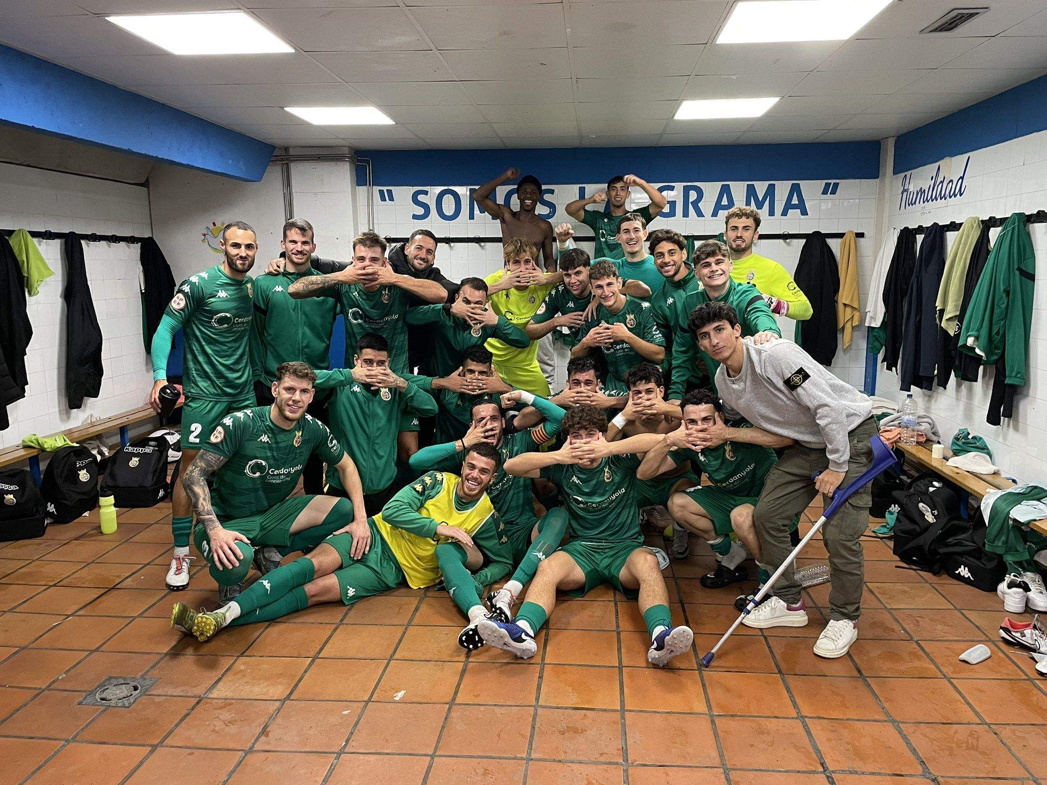 Victòria del Cerdanyola contra la Grama. FOTO: Cerdanyola FC Victòria del Cerdanyola contra la Grama. FOTO: Cerdanyola FC