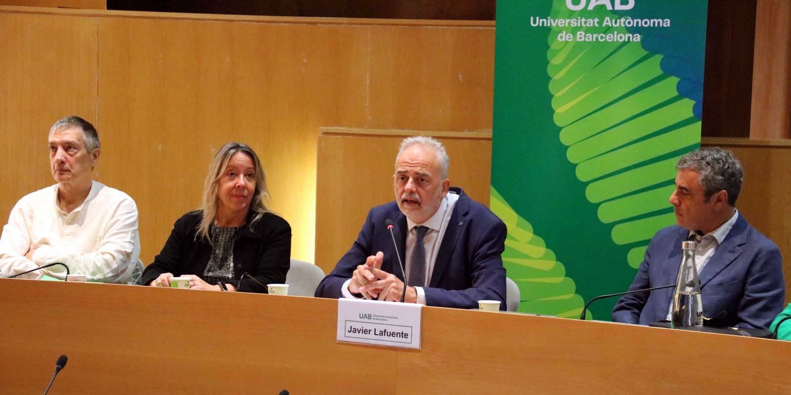 Debat entre candidats al Recrorat de la UAB. FOTO: ACN