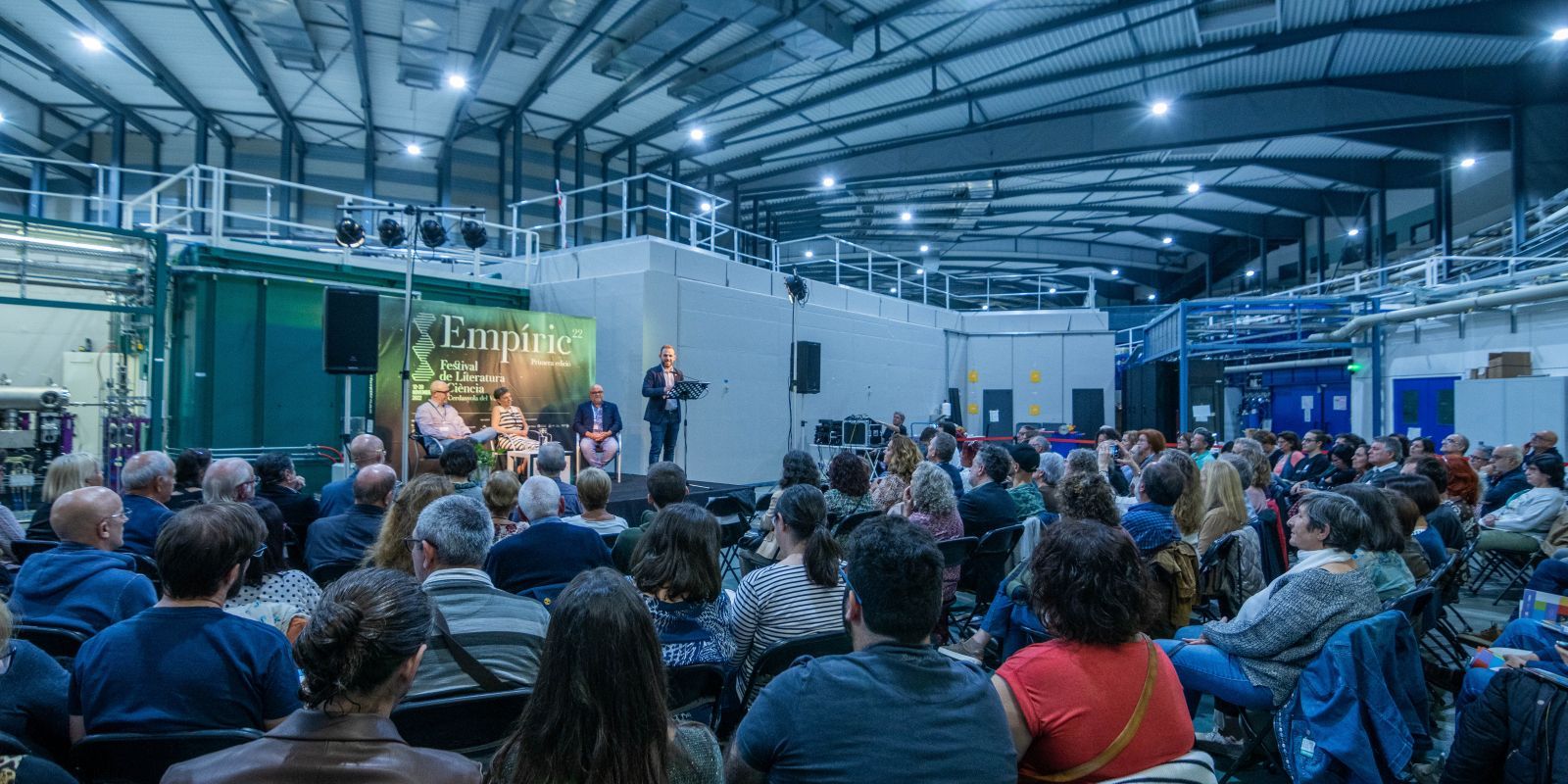 Edició anterior del festival Empíric al Sincrotró ALBA. FOTO: Núria Puentes (Ajuntament de Cerdanyola)