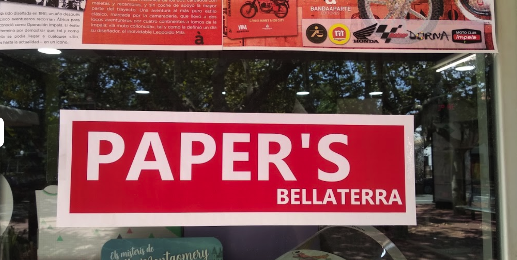 La llibreria Paper's situada a la plaça del Pi de Bellaterra. FOTO: Cedida