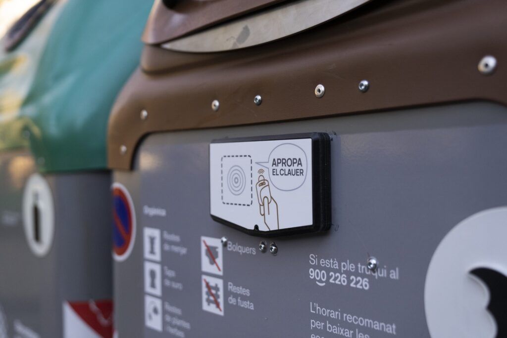 Contenidor intel·ligent de l'Àrea Metropolitana. FOTO: AMB