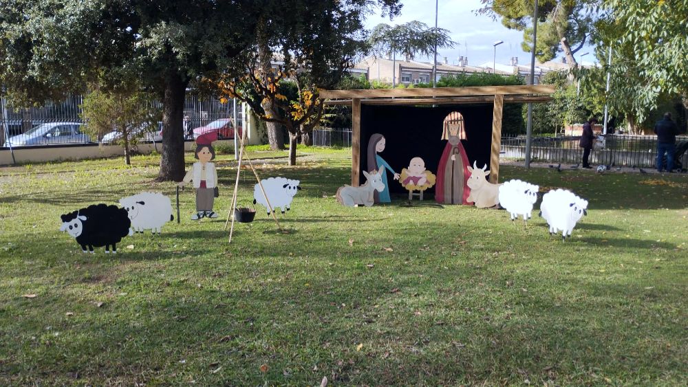 Pessebre a la Masia de Can Serraparera. FOTO: Ajuntament