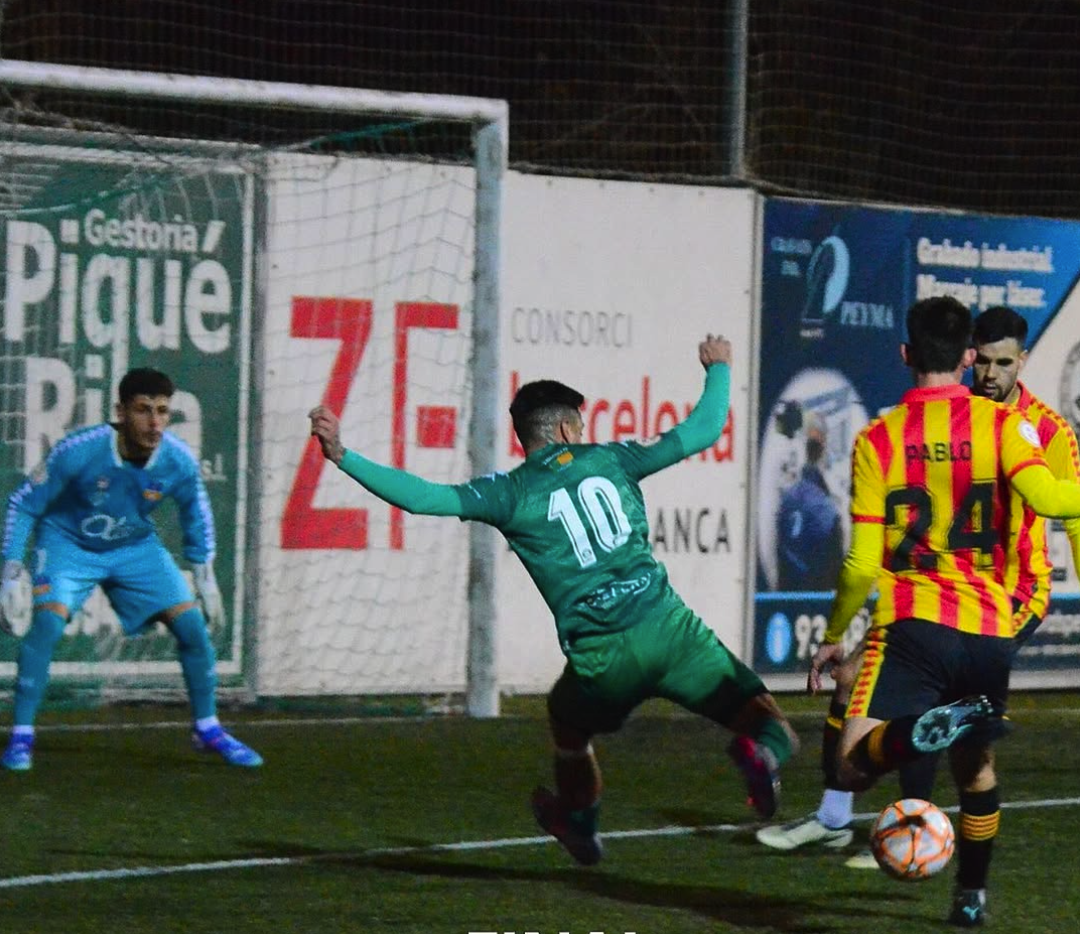 Jugada del gol de Joel Castillo contra el Sant Andreu. FOTO: Cerdanyola FC Jugada del gol de Joel Castillo contra el Sant Andreu. FOTO: Cerdanyola FC