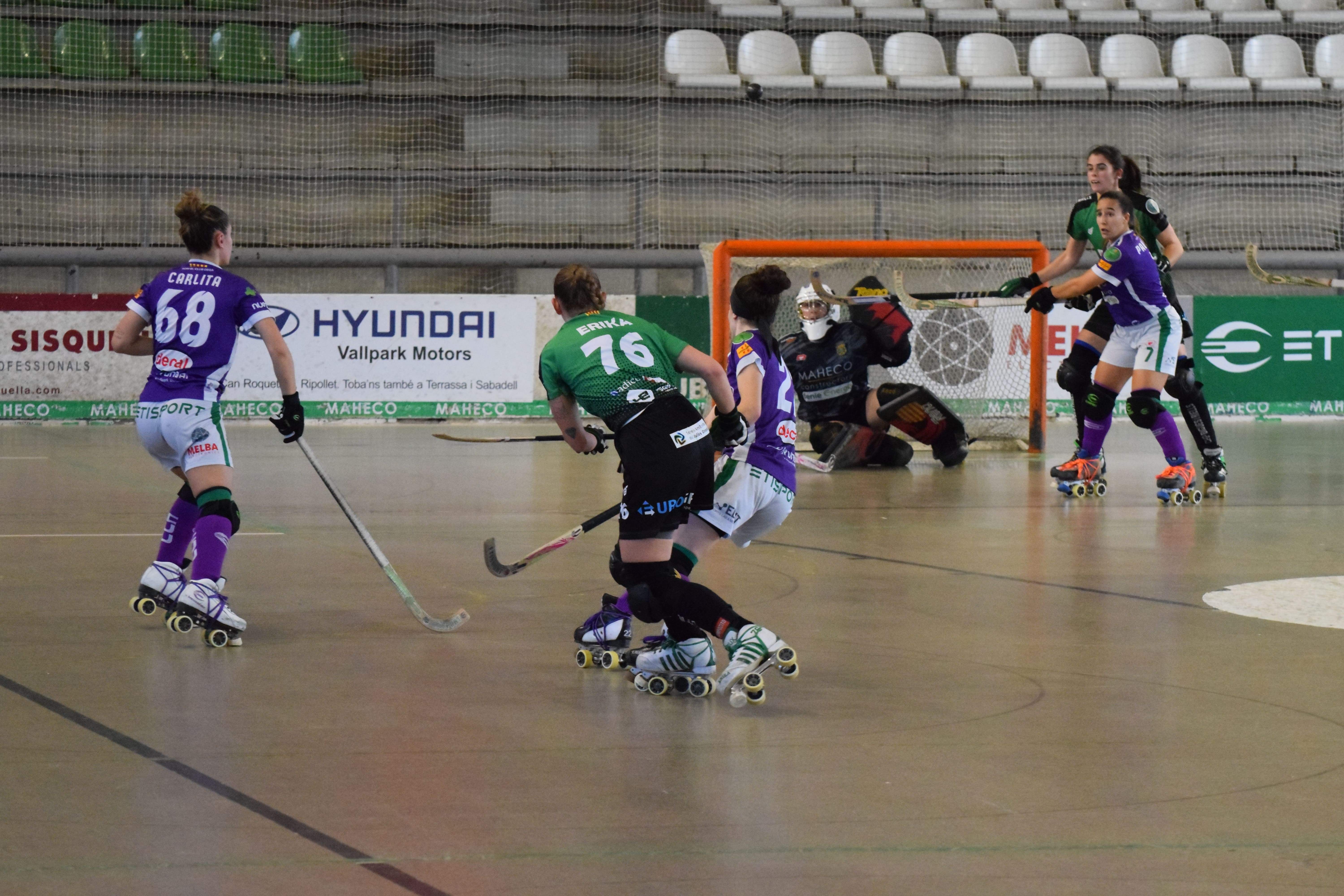 El CH Cerdanyola femeni s'imposa al Bigues. FOTO: Marc Mata 
