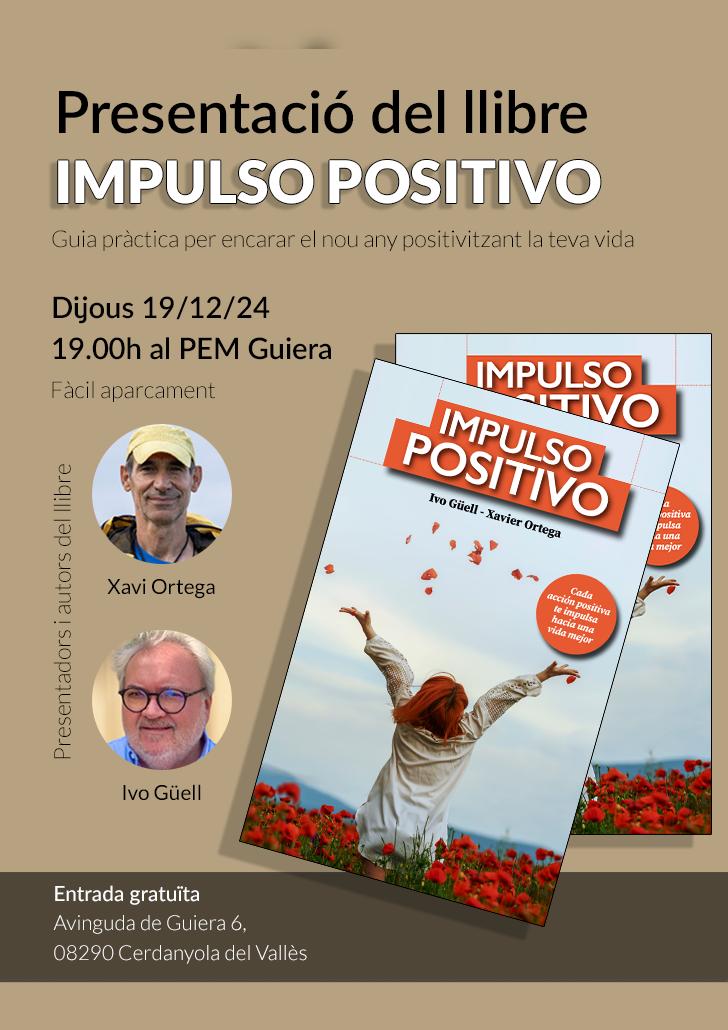 Presentació del llibre 'Impulso positivo'. FOTO: Cedida Presentació del llibre 'Impulso positivo'. FOTO: Cedida