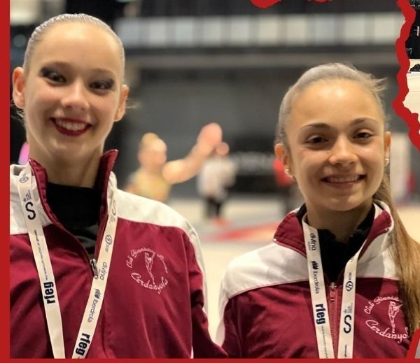 Angélica i Elsa al campionat d'Espanya. FOTO: CGR Cerdanyola