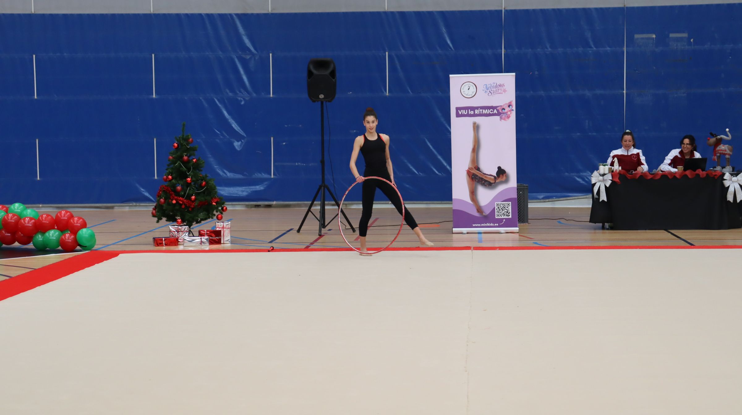 El Club Gimnàstica Ritmica Cerdanyola celebra el seu festival de Nadal. FOTO: Marc Mata
