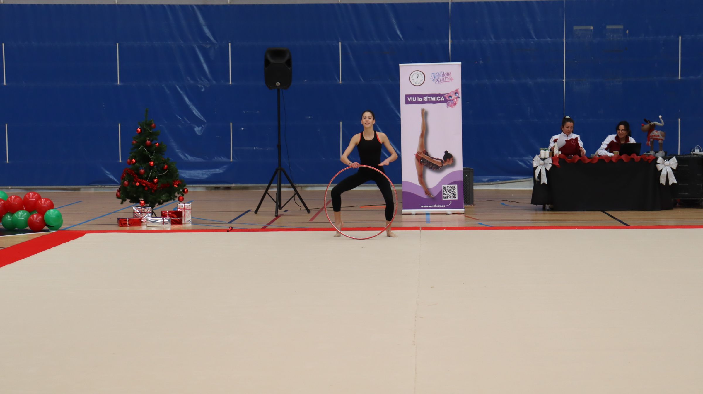 El Club Gimnàstica Ritmica Cerdanyola celebra el seu festival de Nadal. FOTO: Marc Mata