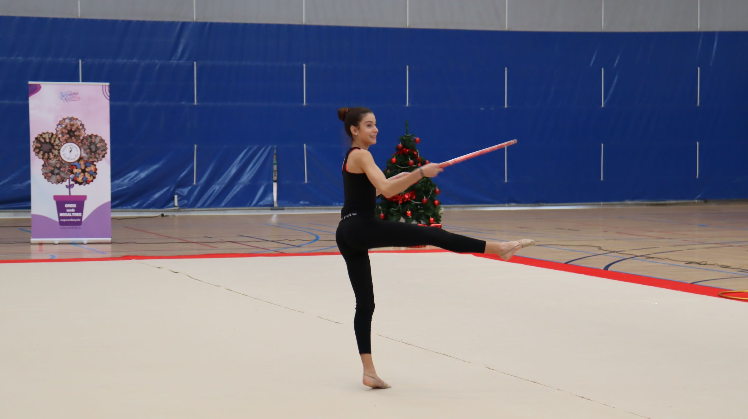El Club Gimnàstica Ritmica Cerdanyola celebra el seu festival de Nadal. FOTO: Marc Mata
