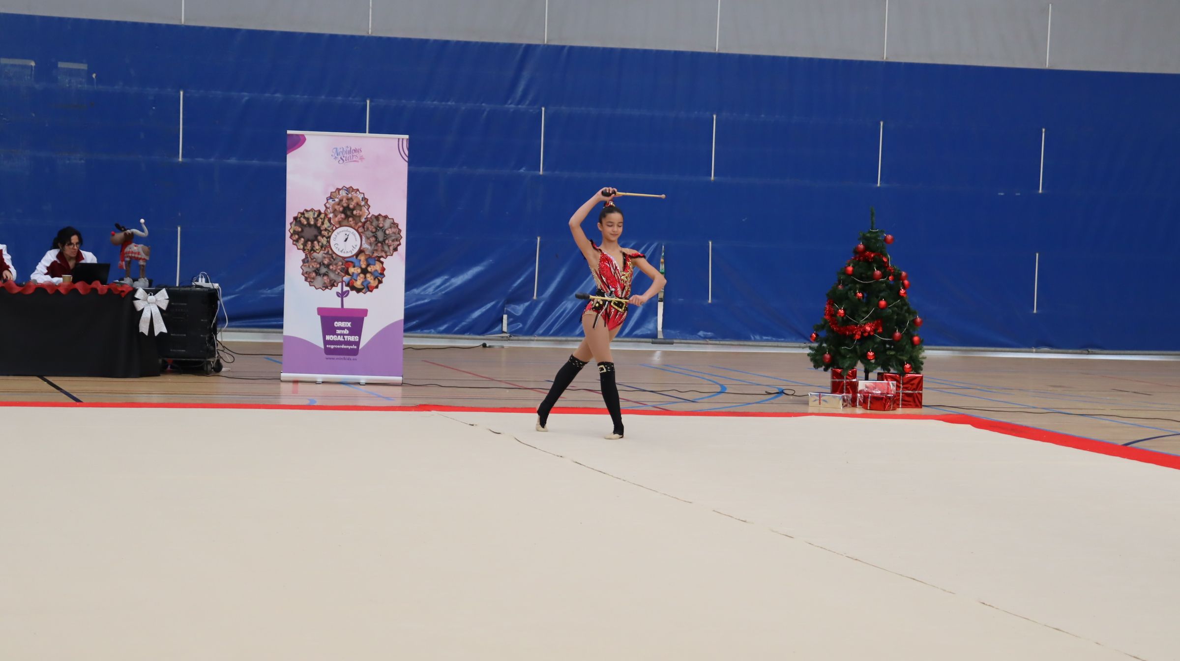 El Club Gimnàstica Ritmica Cerdanyola celebra el seu festival de Nadal. FOTO: Marc Mata