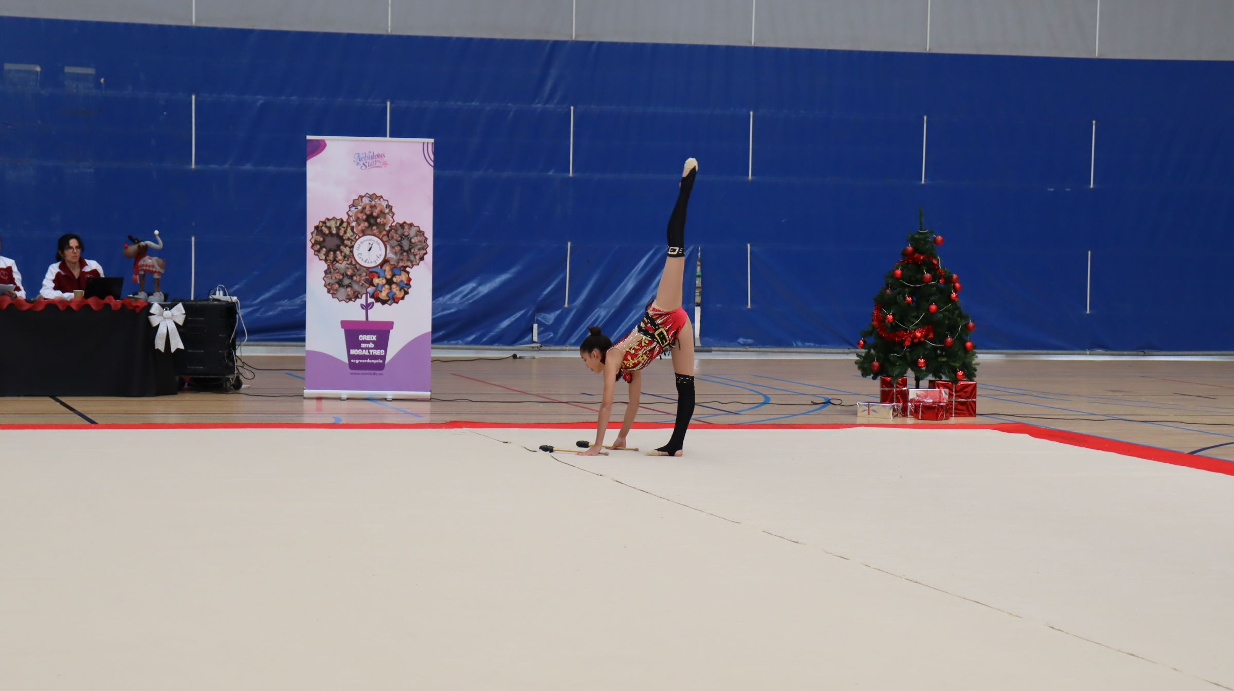 El Club Gimnàstica Ritmica Cerdanyola celebra el seu festival de Nadal. FOTO: Marc Mata