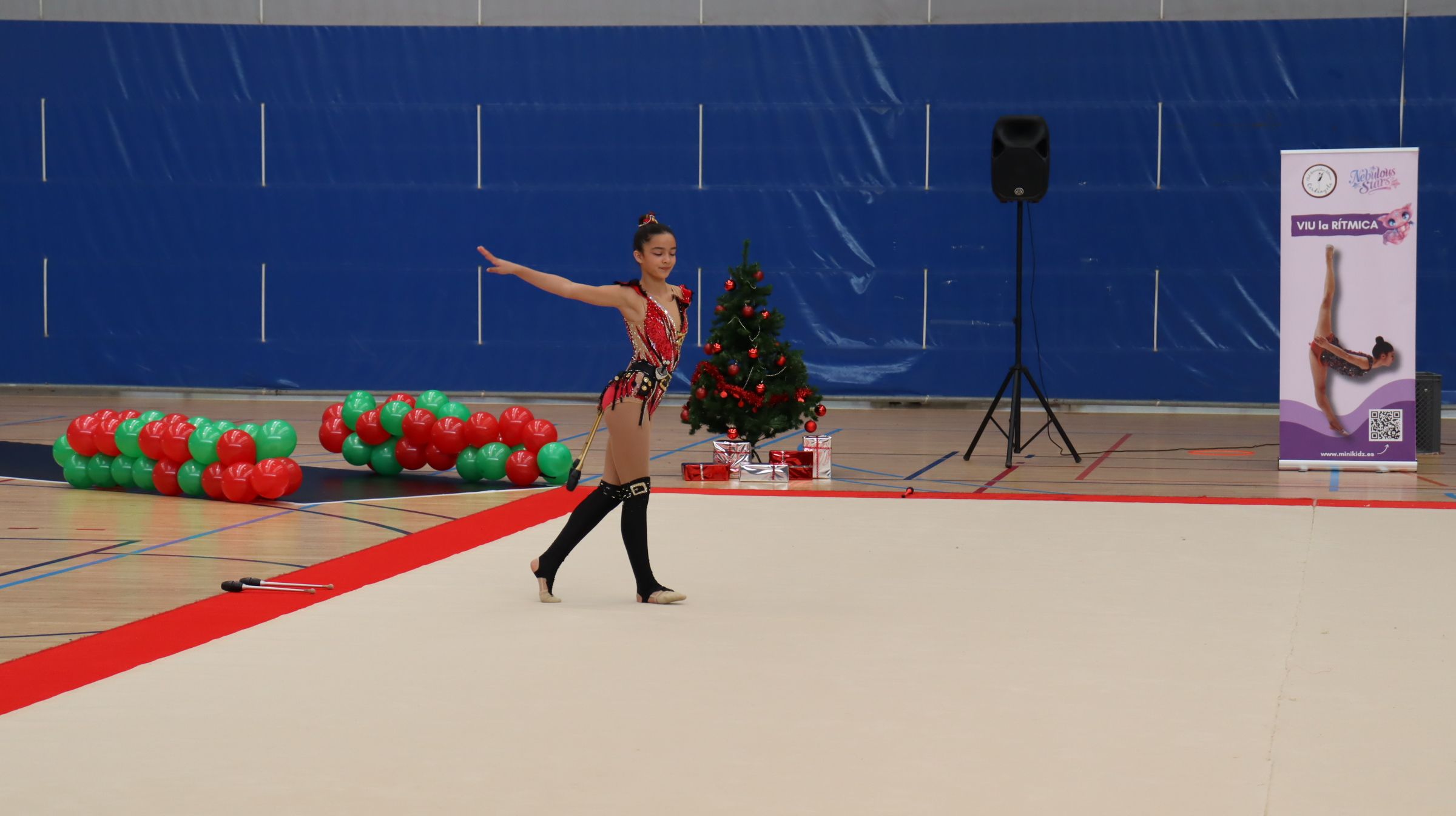 El Club Gimnàstica Ritmica Cerdanyola celebra el seu festival de Nadal. FOTO: Marc Mata