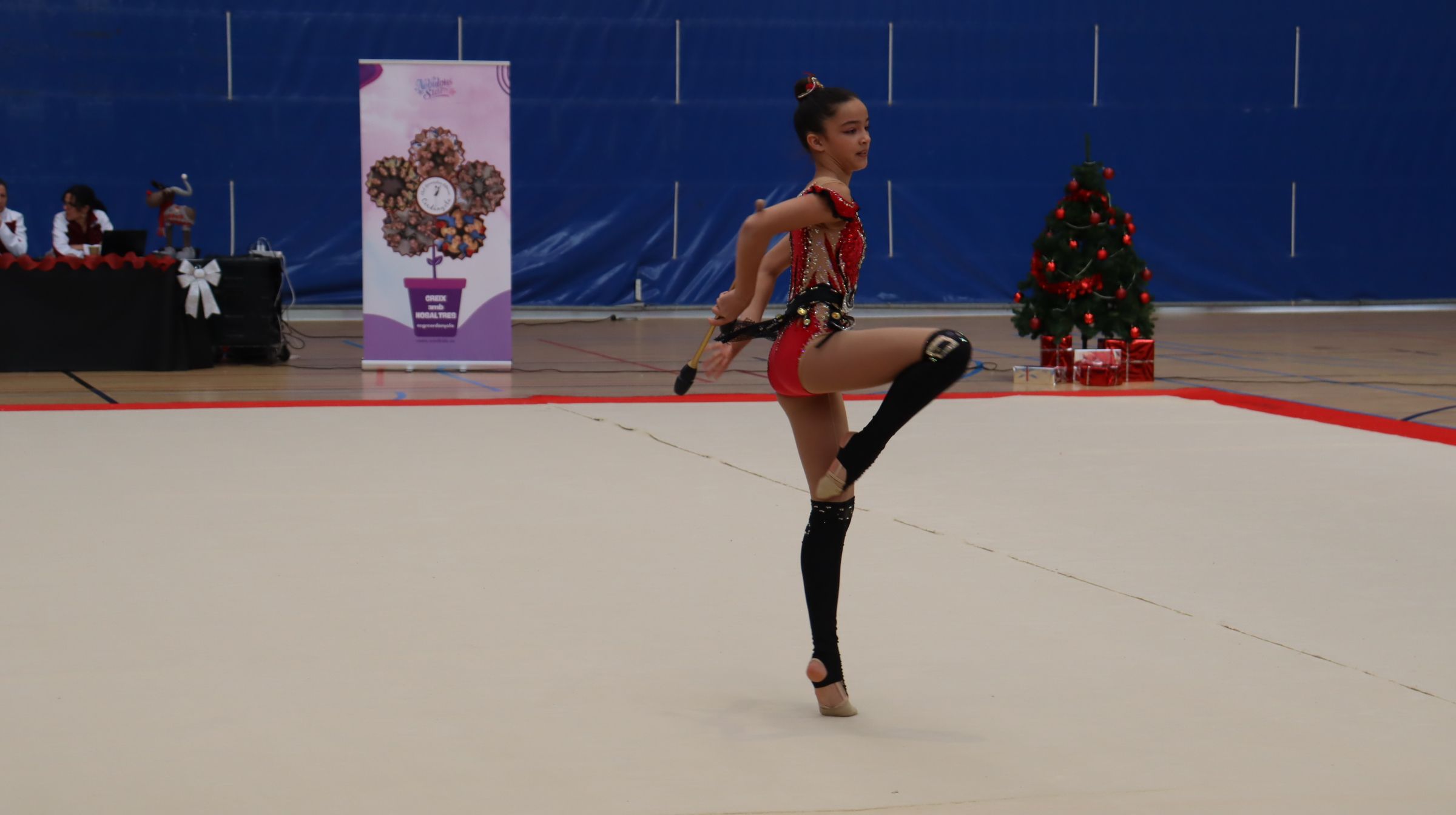 El Club Gimnàstica Ritmica Cerdanyola celebra el seu festival de Nadal. FOTO: Marc Mata