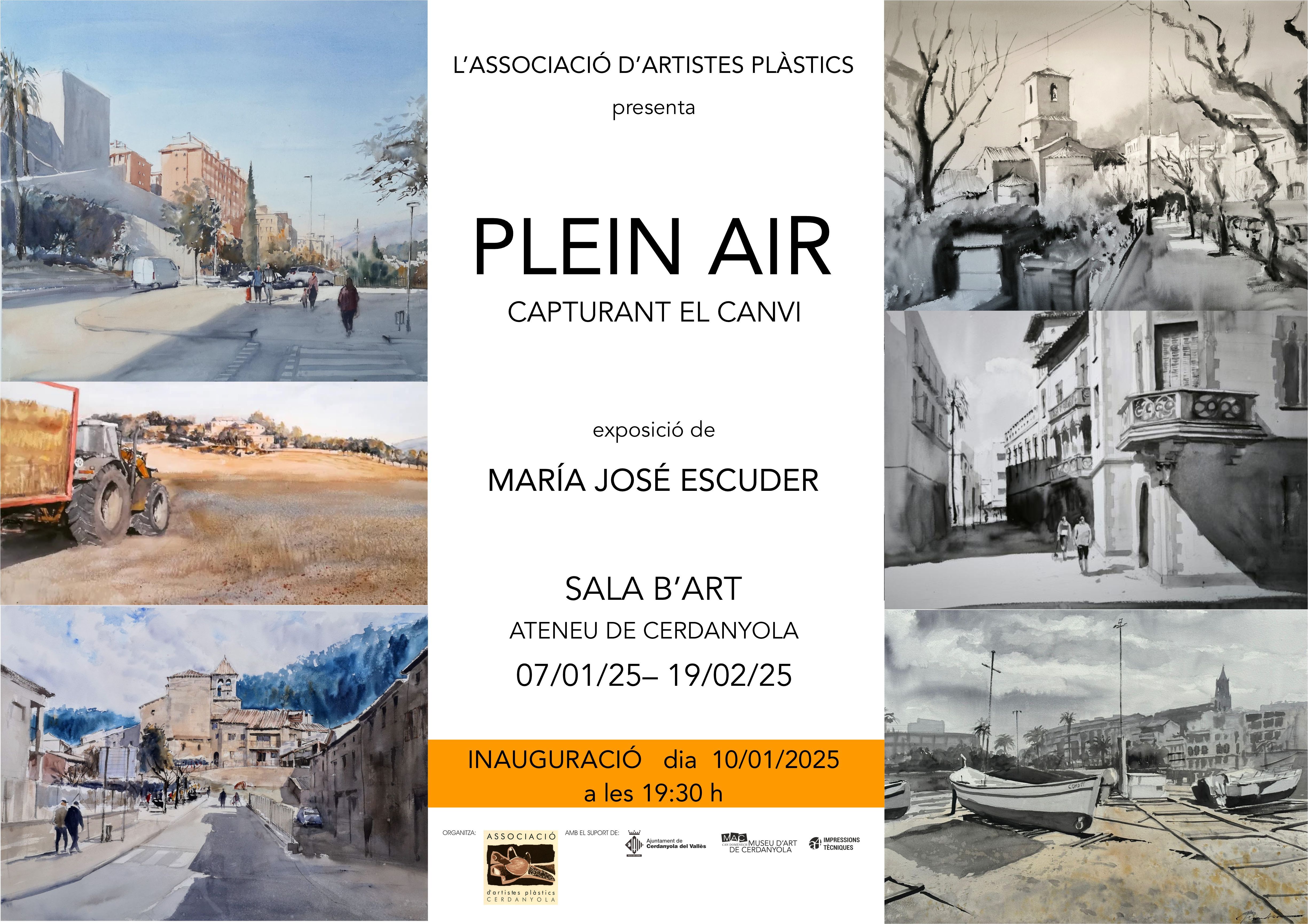 L'exposició "Plein Air, capturant el canvi" es pot visitar del 7 de gener al 19 de febrer 