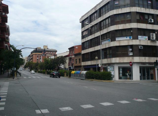 Carretera de Barcelona entre Cerdanyola i Ripollet. FOTO: Arxiu