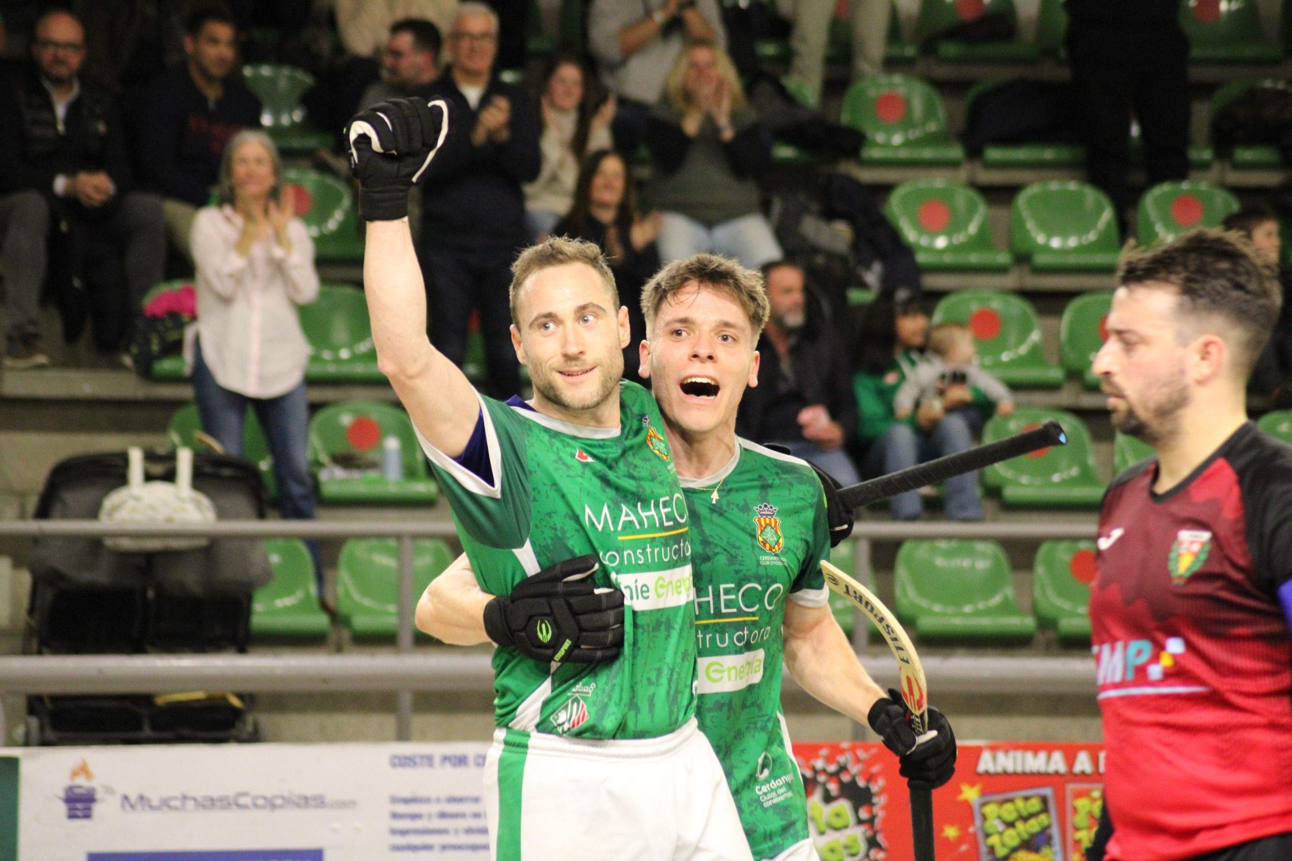 Marc Coy celebrant un gol contra el CE Vendrell. FOTO: Cedida Marc Coy celebrant un gol contra el CE Vendrell. FOTO: Cedida