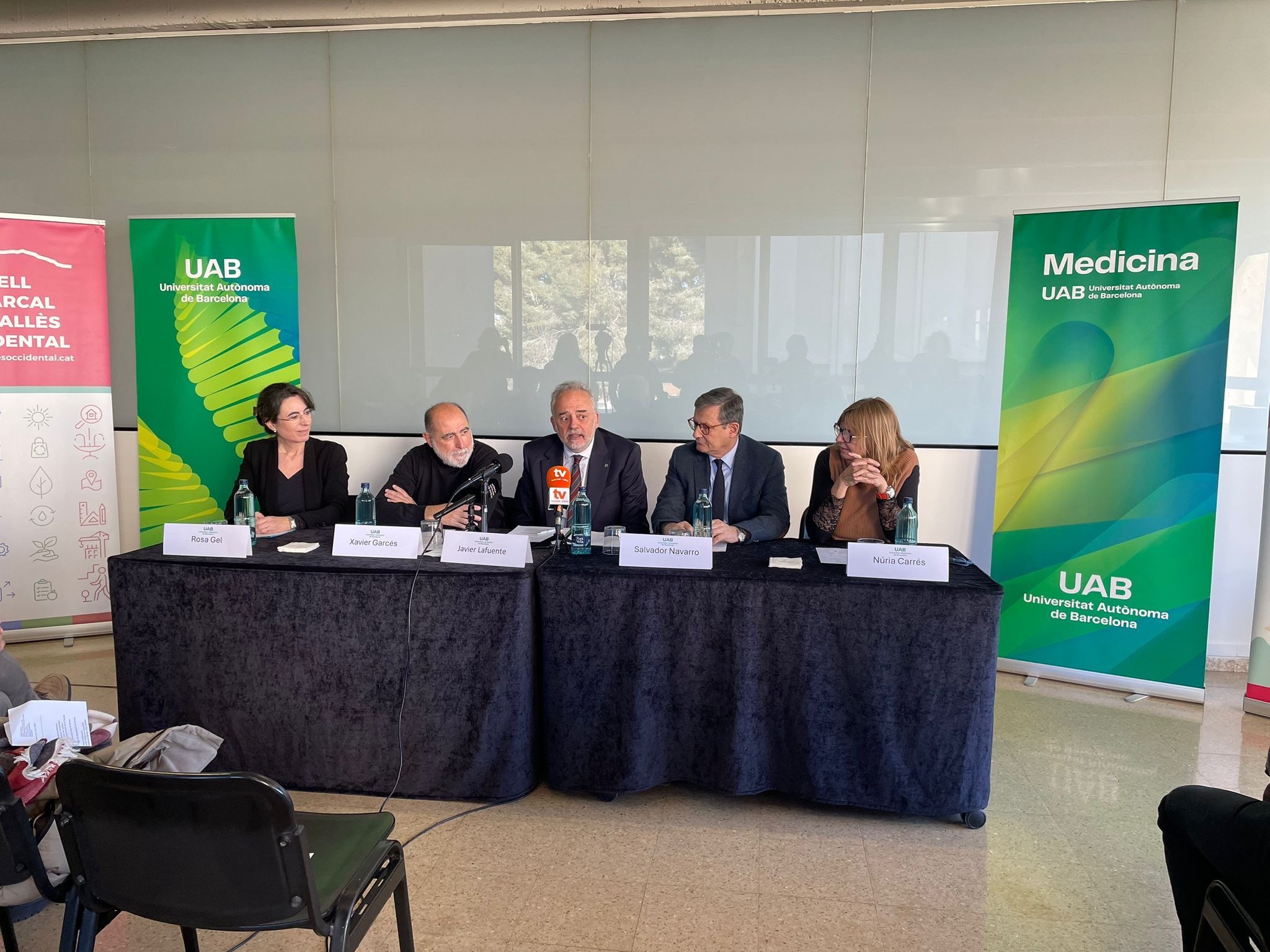 Roda de premsa de presentació del projecte 'Recooparem' a la UAB. FOTO: UAB Roda de premsa de presentació del projecte 'Recooparem' a la UAB. FOTO: UAB