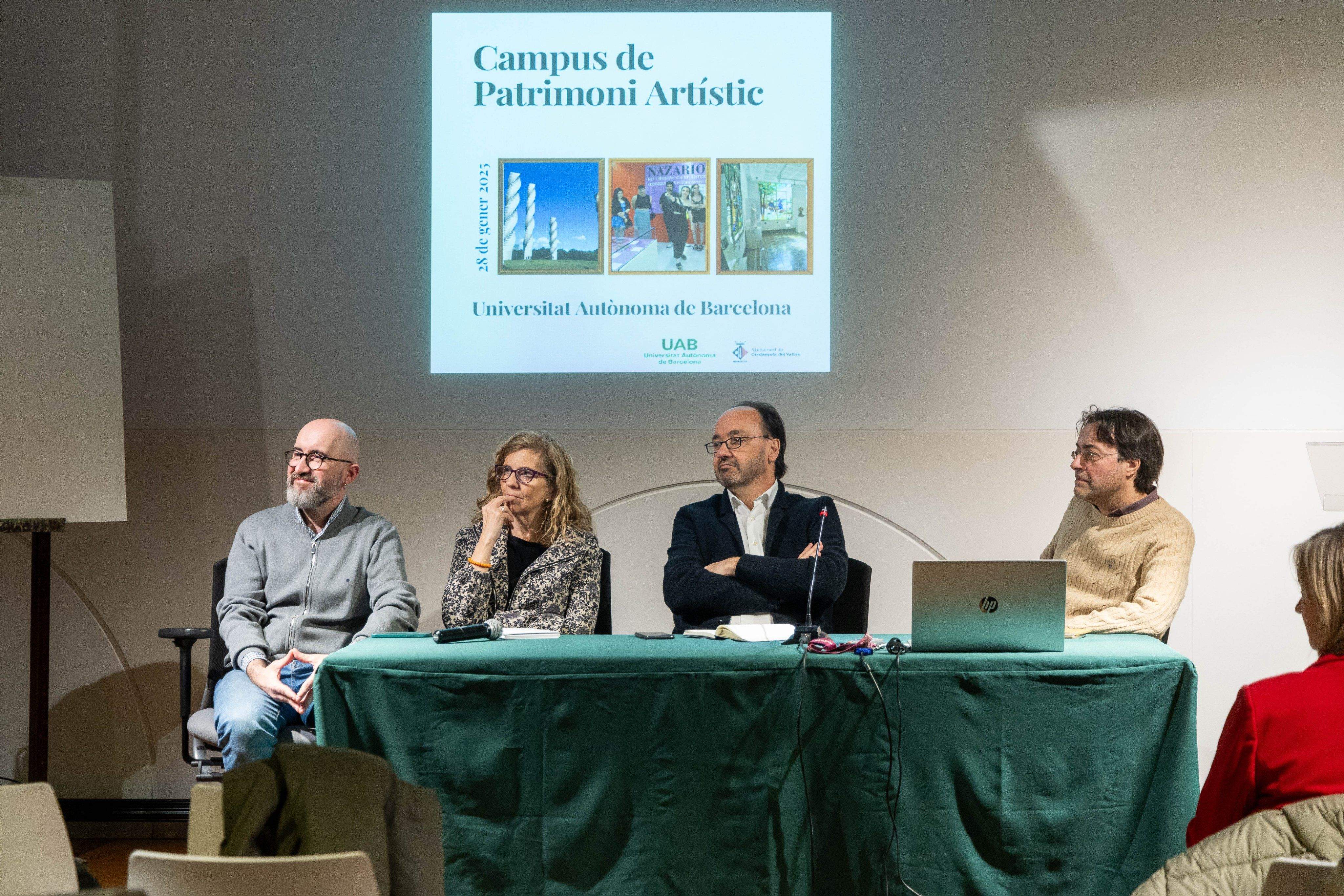 Presentació del Campus de Patrimoni Artístic de la UAB a la Sala Enric Granados. FOTO: Ajuntament