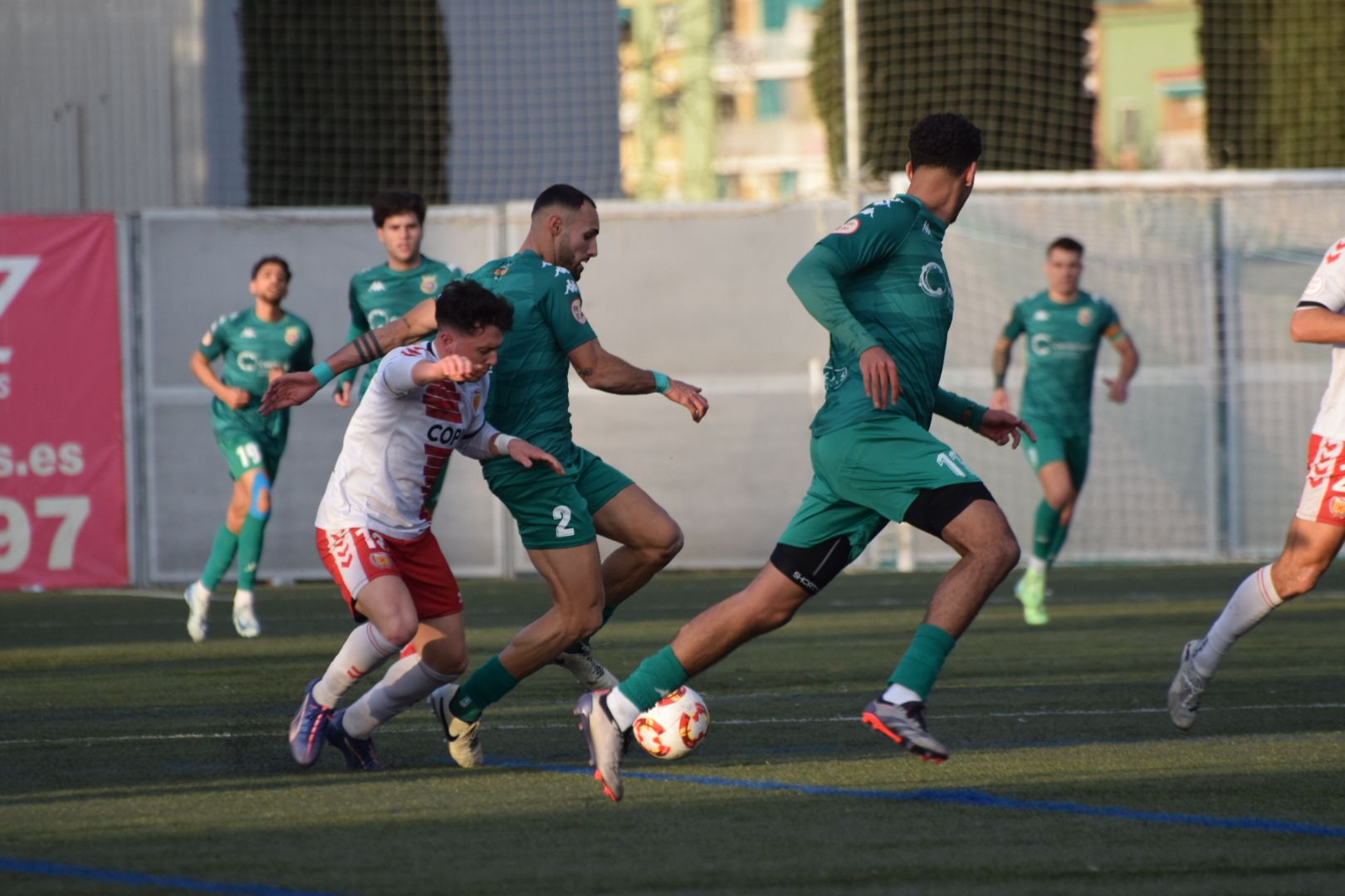 Un partit del Cerdanyola aquesta darrera temporada. FOTO: Marc Mata