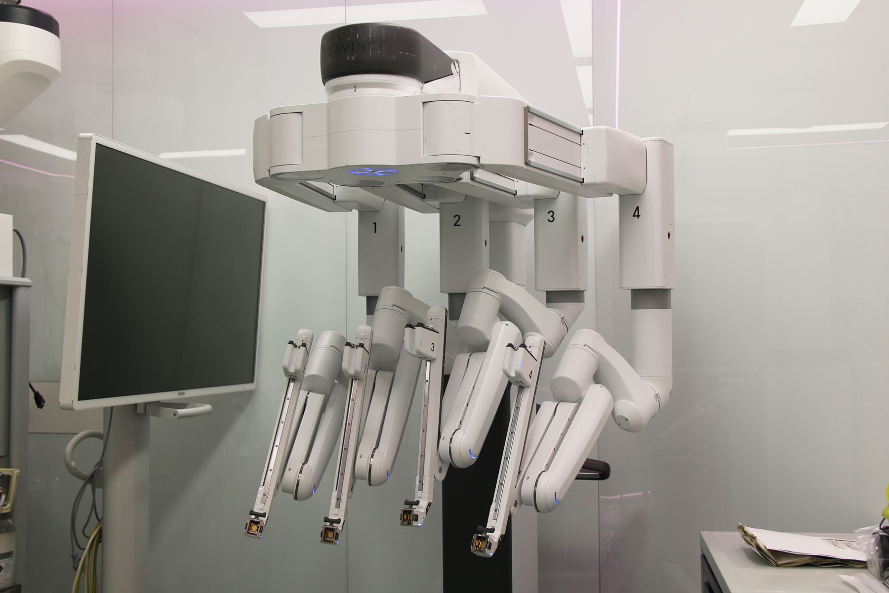 Robot Da Vinci a l'Hospital Parc Taulí. FOTO: Parc Taulí
