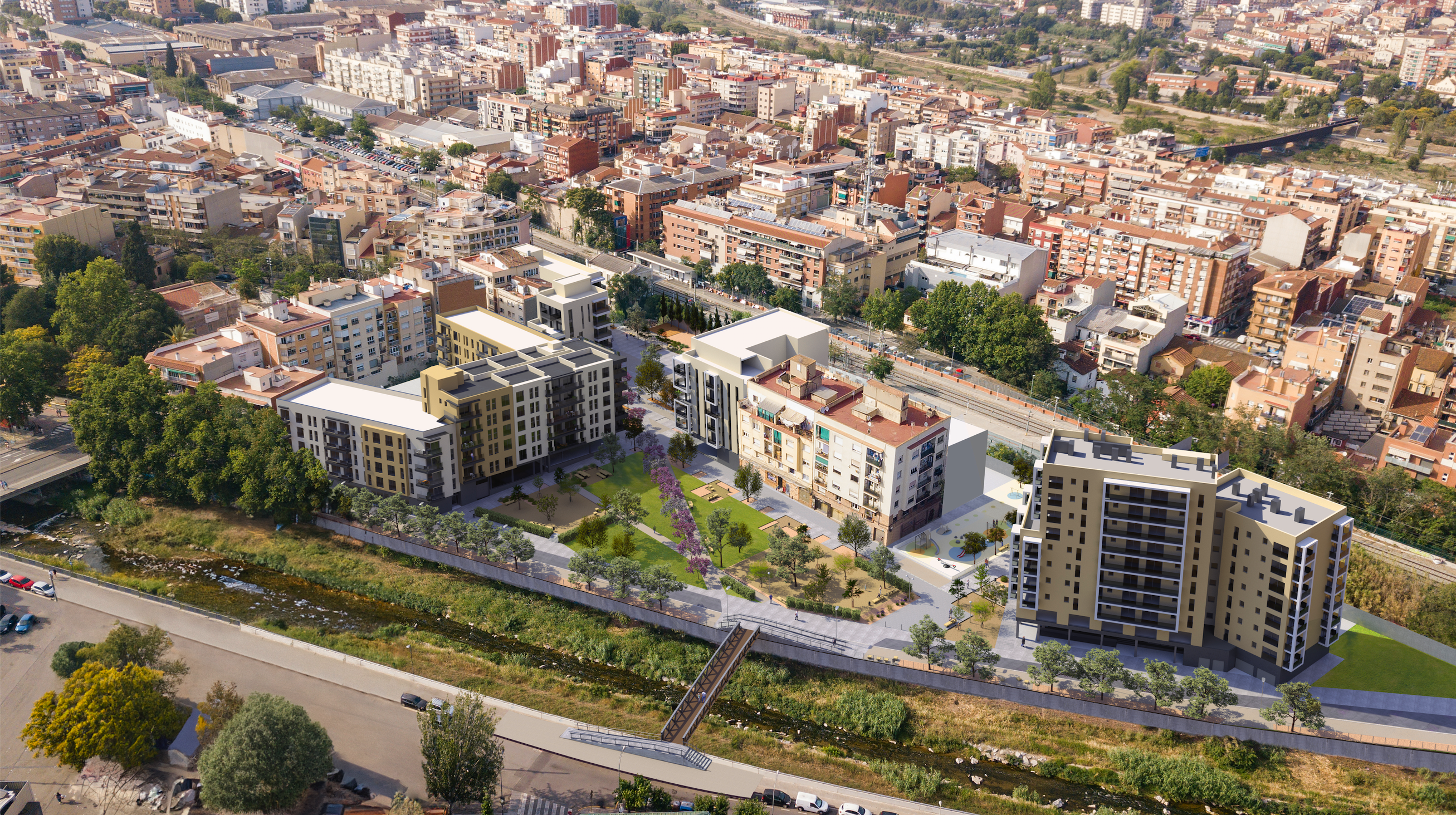Promoció dels habitatges del Cerdanyola Centre. FOTO: Corp Promoció dels habitatges del Cerdanyola Centre. FOTO: Corp