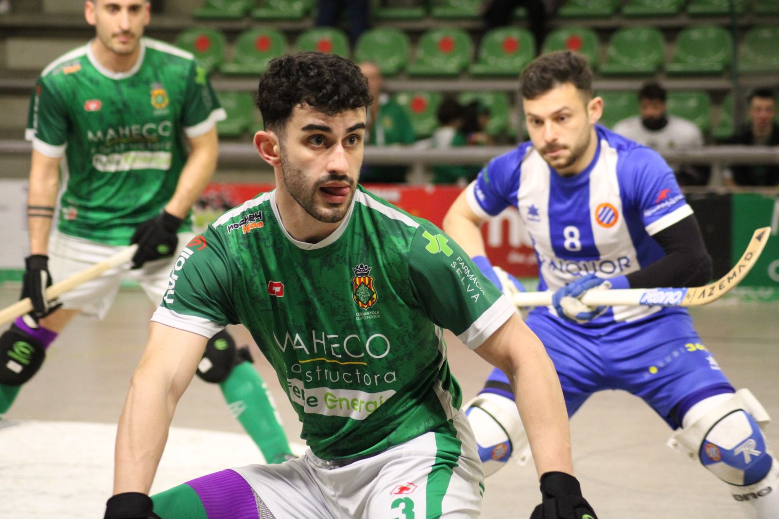 El Cerdanyola Club Hoquei s'imposa a l'Espanyol. FOTO: Mariona Cañabete