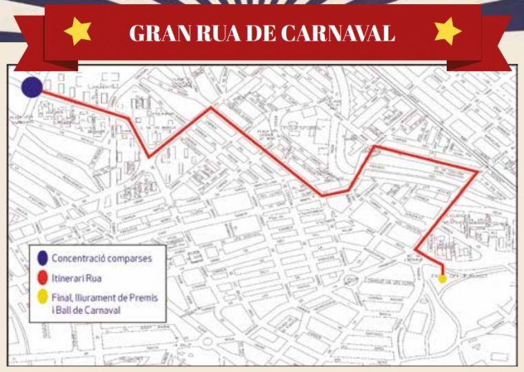 Recorregut de la Rua de Carnaval. FOTO: Ajuntament de Cerdanyola