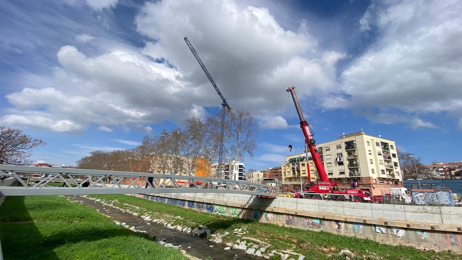Nou pont al riu Sec entre Les Fontetes i l'estació. FOTO: Marc Mata