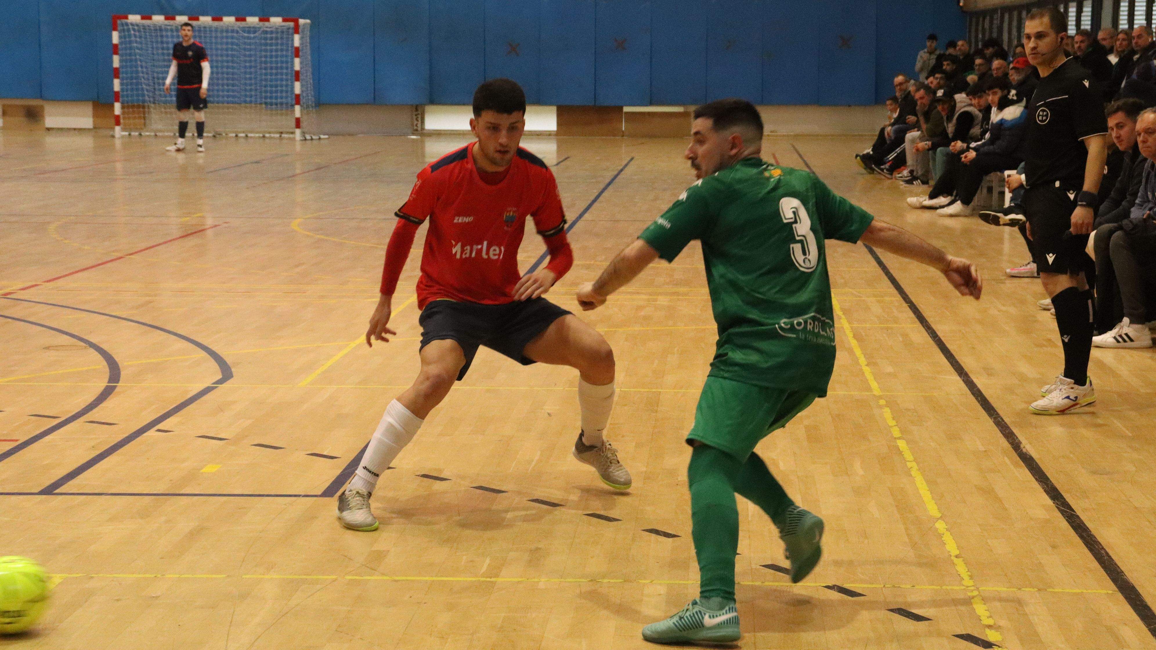 Derrota ajustada pel futsal del Cerdanyola FC. FOTO: Marc Mata