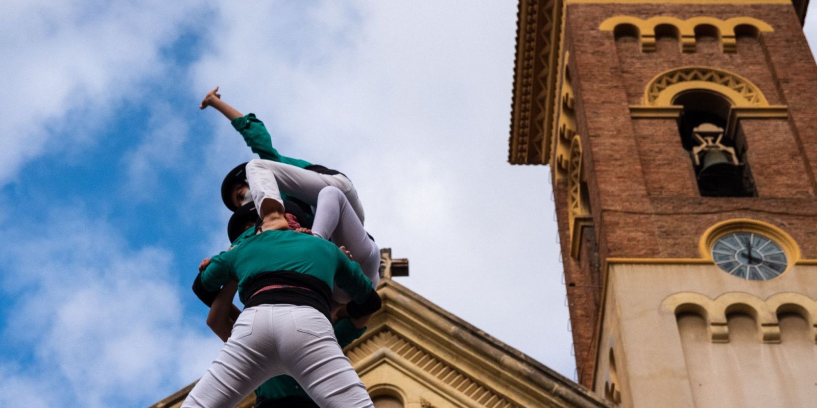 Diada Castellera de Sant Martí amb els Castellers de Cerdanyola. FOTO Ale Gómez
