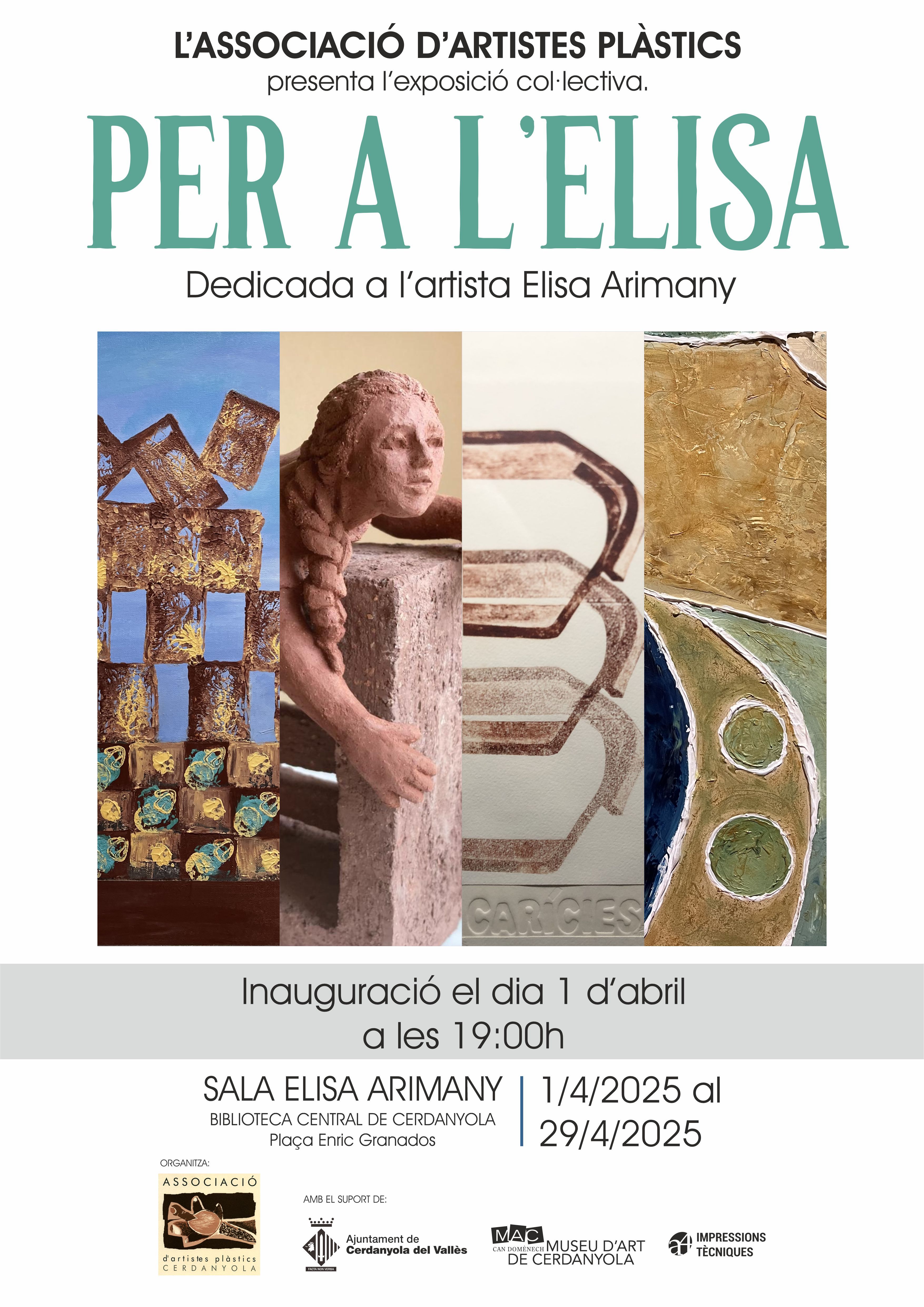 Cerdanyola dedicarà una exposició a l’artista Elisa Arimany