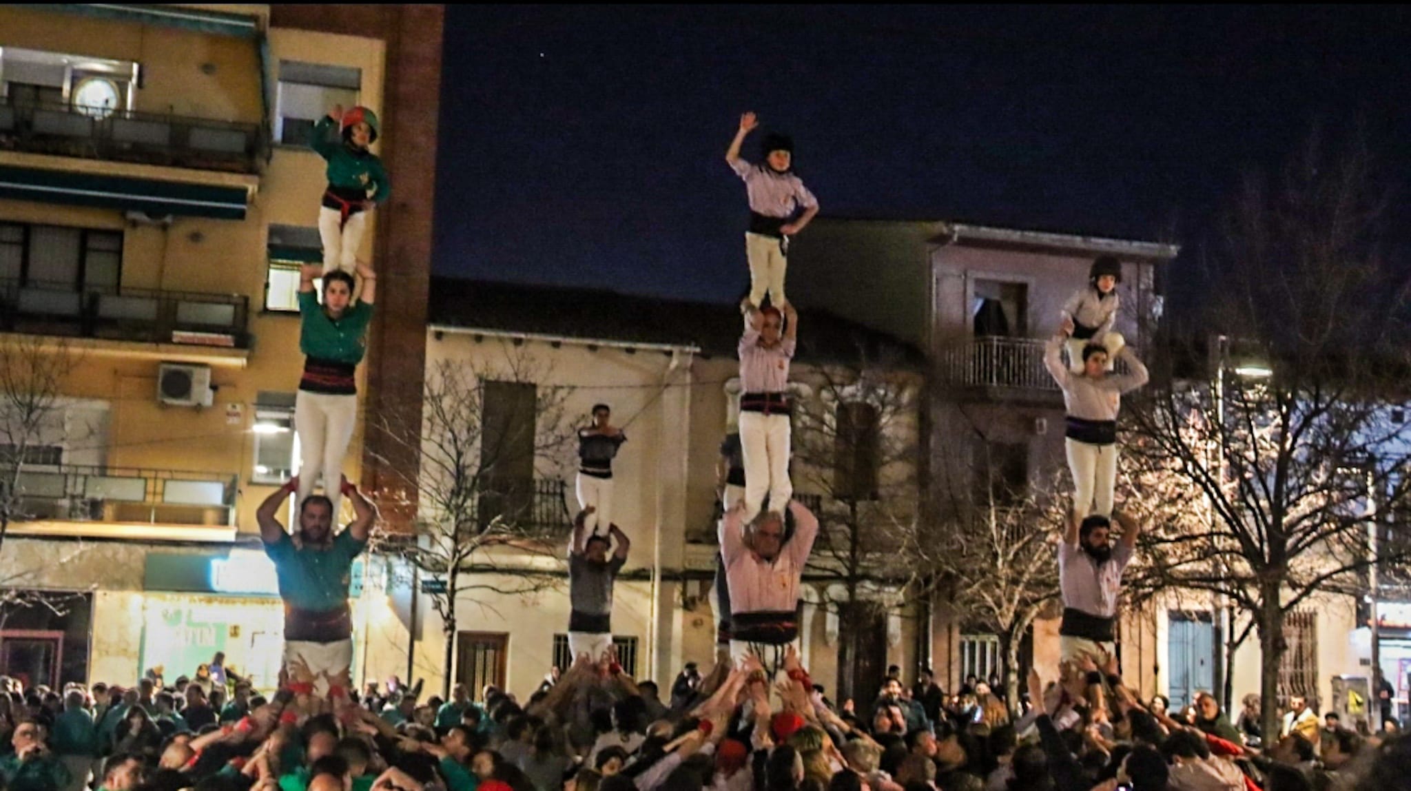 Diada castellera, diada El Local. FOTO: Marc Mata