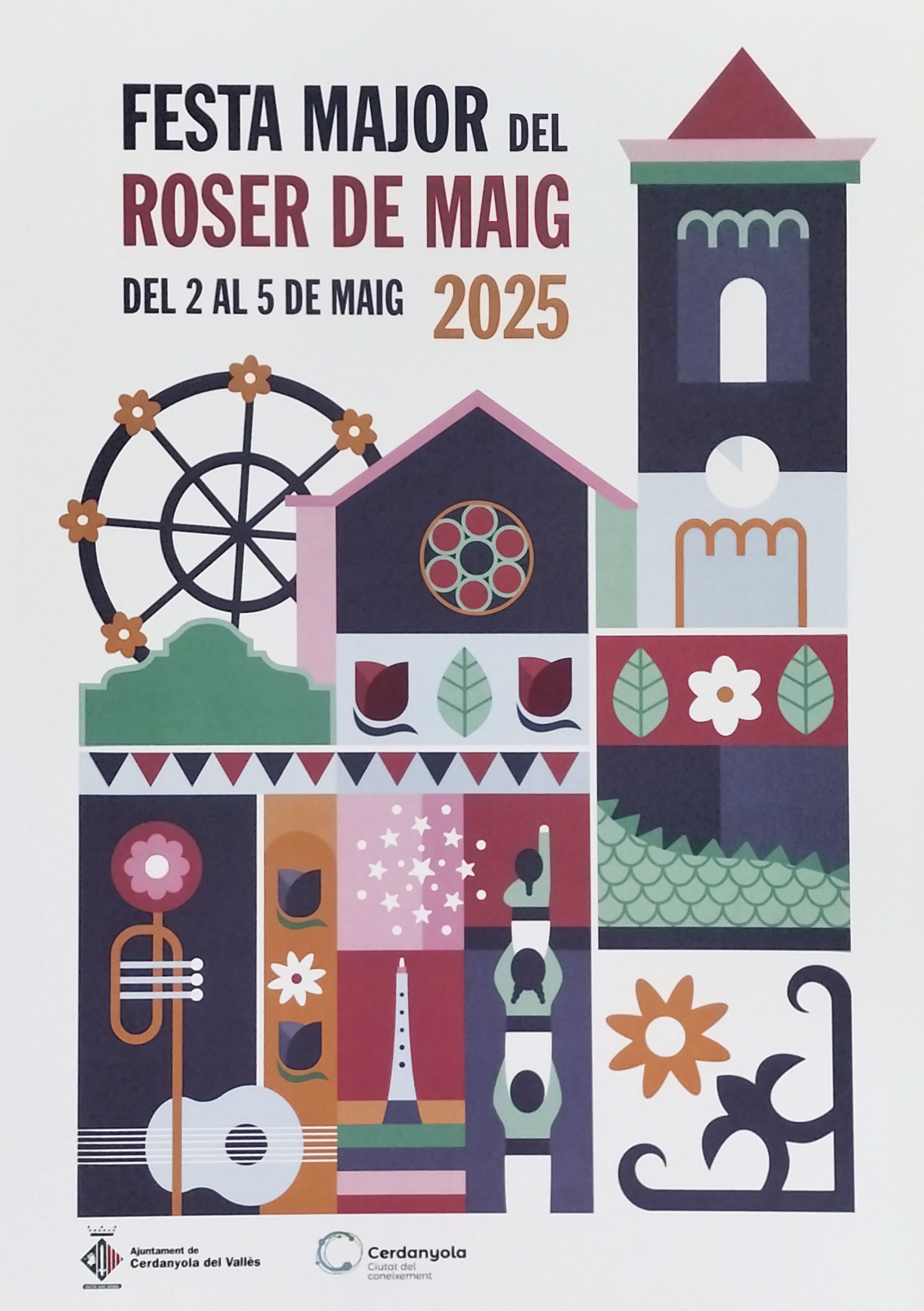 Cartell guanyador de la modalitat A del Roser de Maig