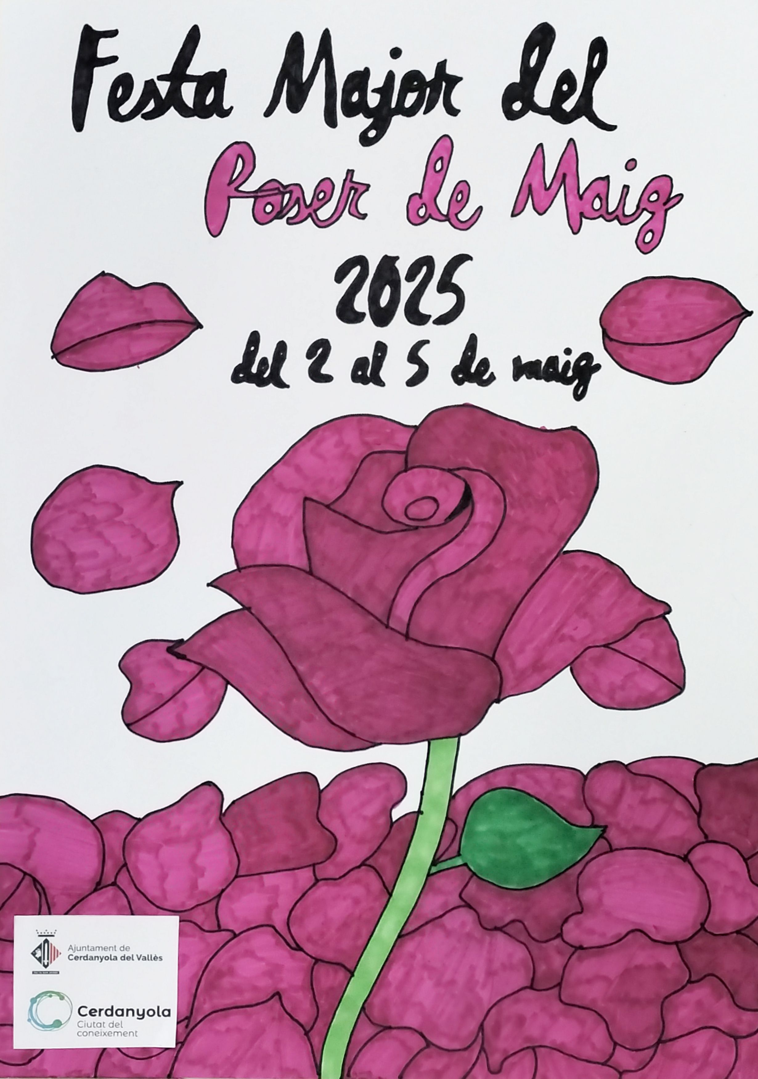 Cartell guanyador de la modalitat B del Roser de Maig 2025 Cartell guanyador de la modalitat B del Roser de Maig 2025