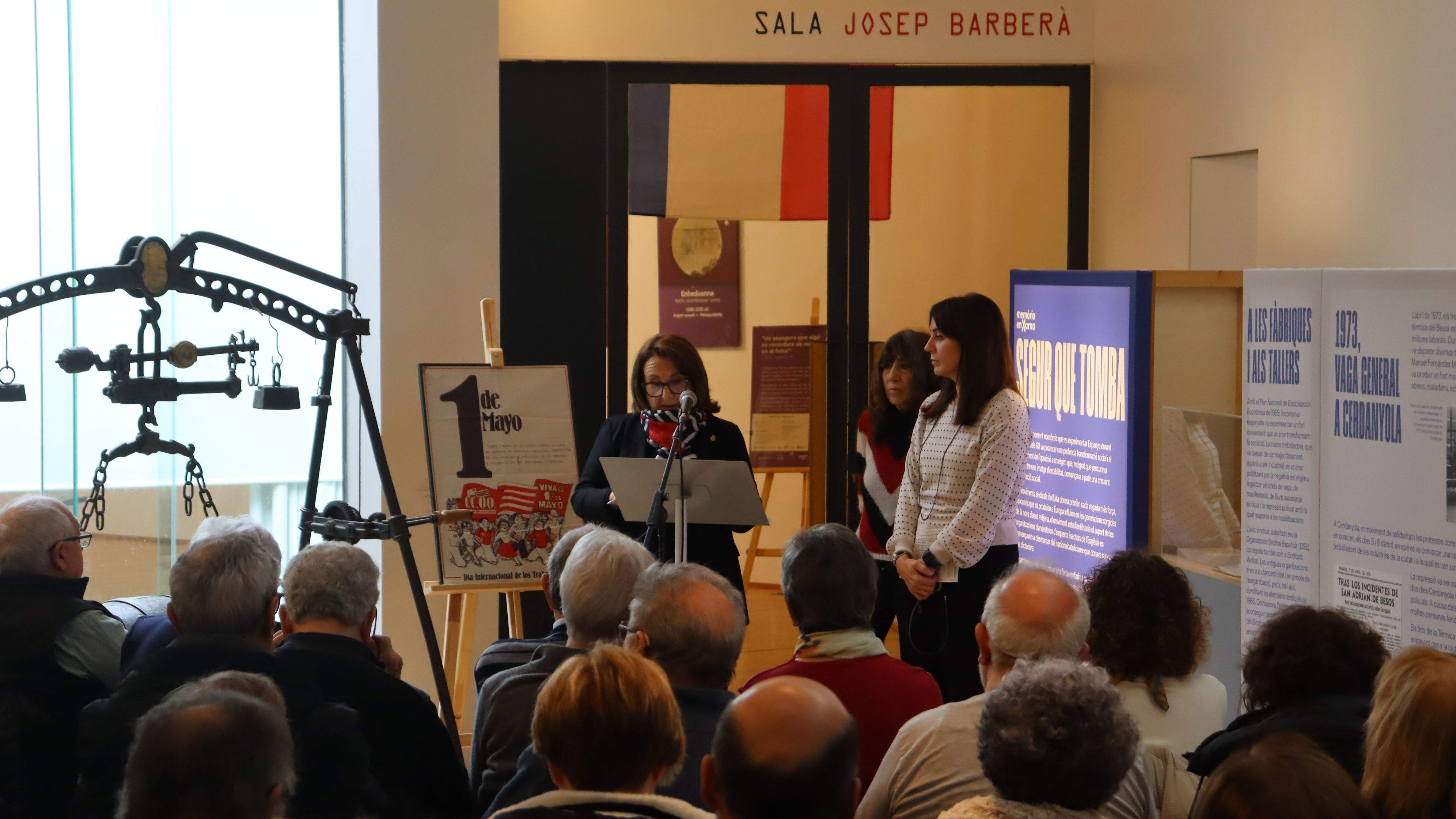 Cerdanyola recorda la lluita antifranquista de 1960 a 1975. FOTO: Marc Mata