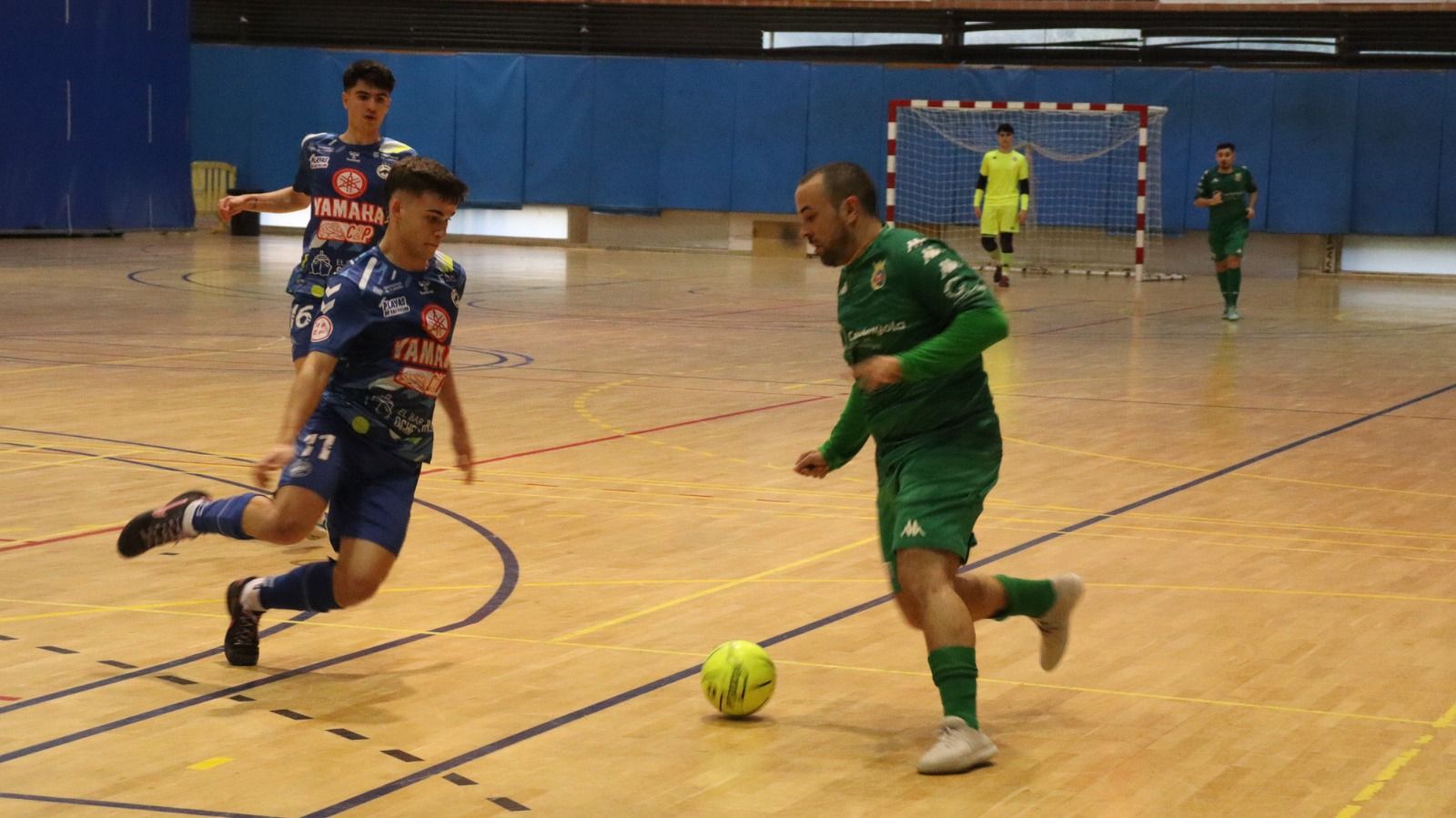 Derrota per la mínima del futsal del Cerdanyola FC en els últims segons. FOTO: Marc Mata