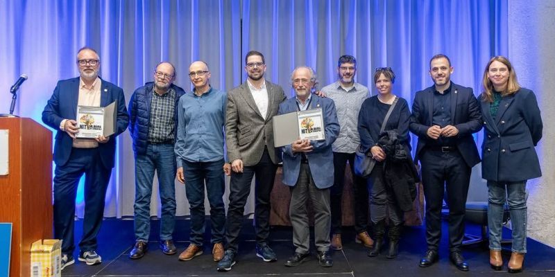 Els premiats de la VI Nit Solidària de Cerdanyola. FOTO: Núria Puentes (Ajuntament)