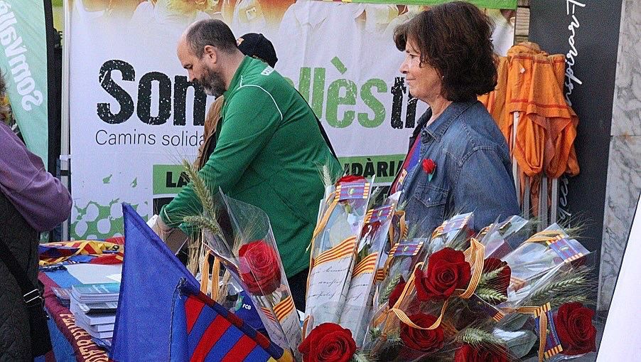 La diada de Sant Jordi 2025 a Cerdanyola. FOTO: Marc Mata