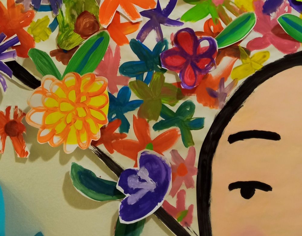 Detall d'una de les obres exposades