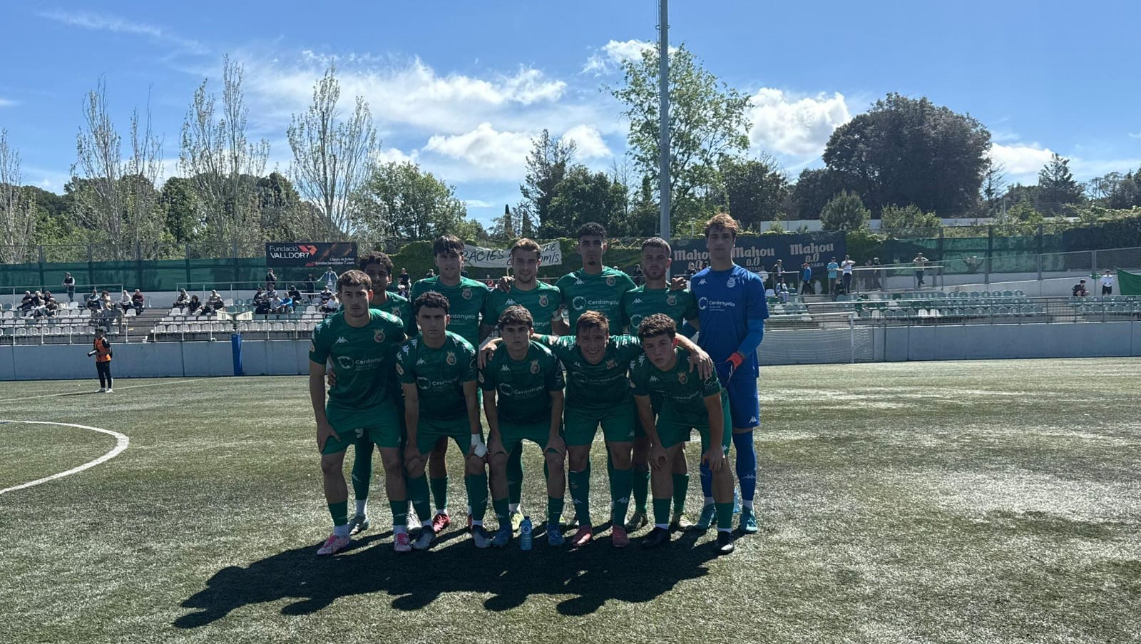 El Cerdanyola FC goleja al Reus a Fontetes (2-1). FOTO Cerdanyola FC 