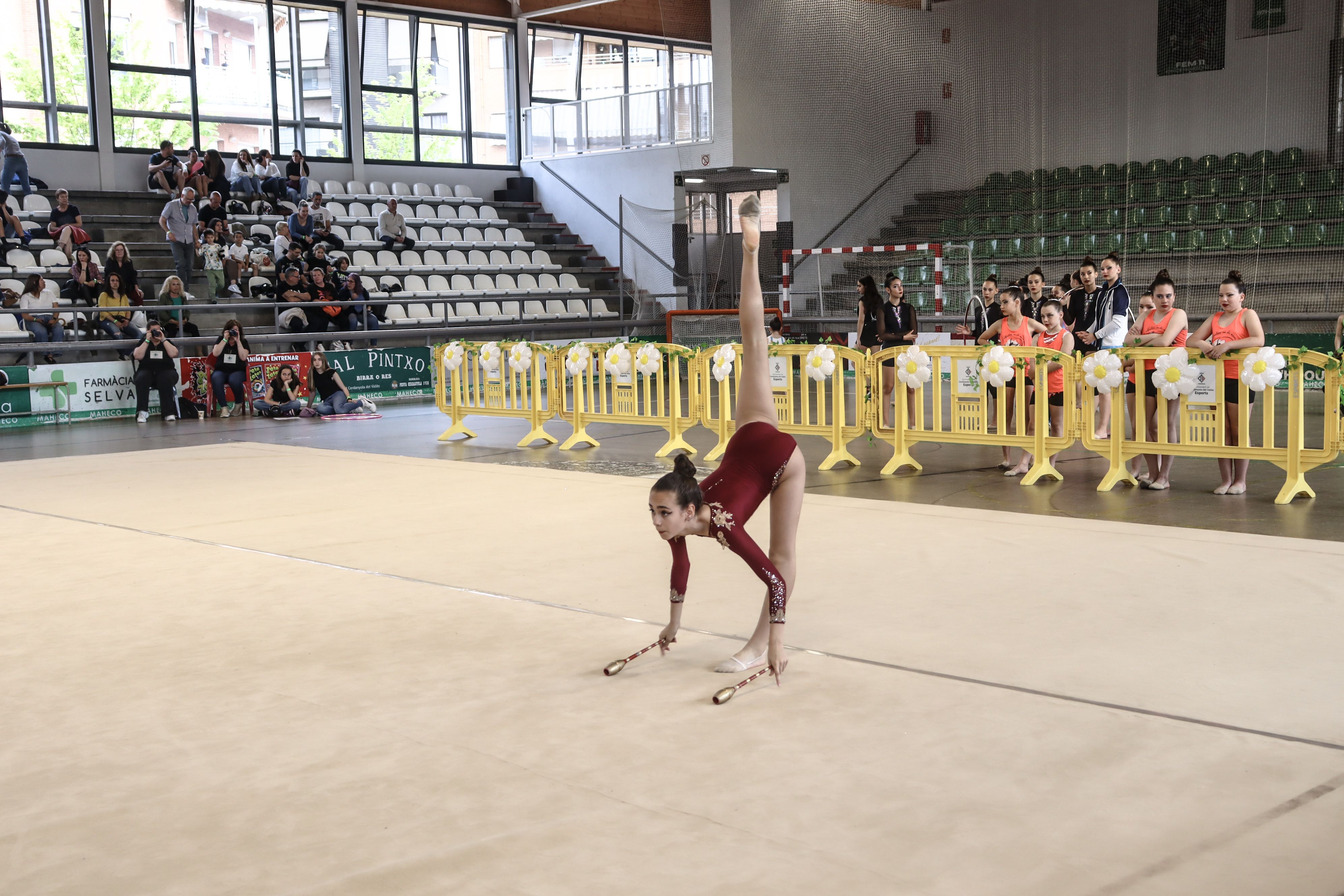 II Trofeu  Roser de Maig de gimnàstica ritmica, al pavelló. Foto: Marc Mata. 