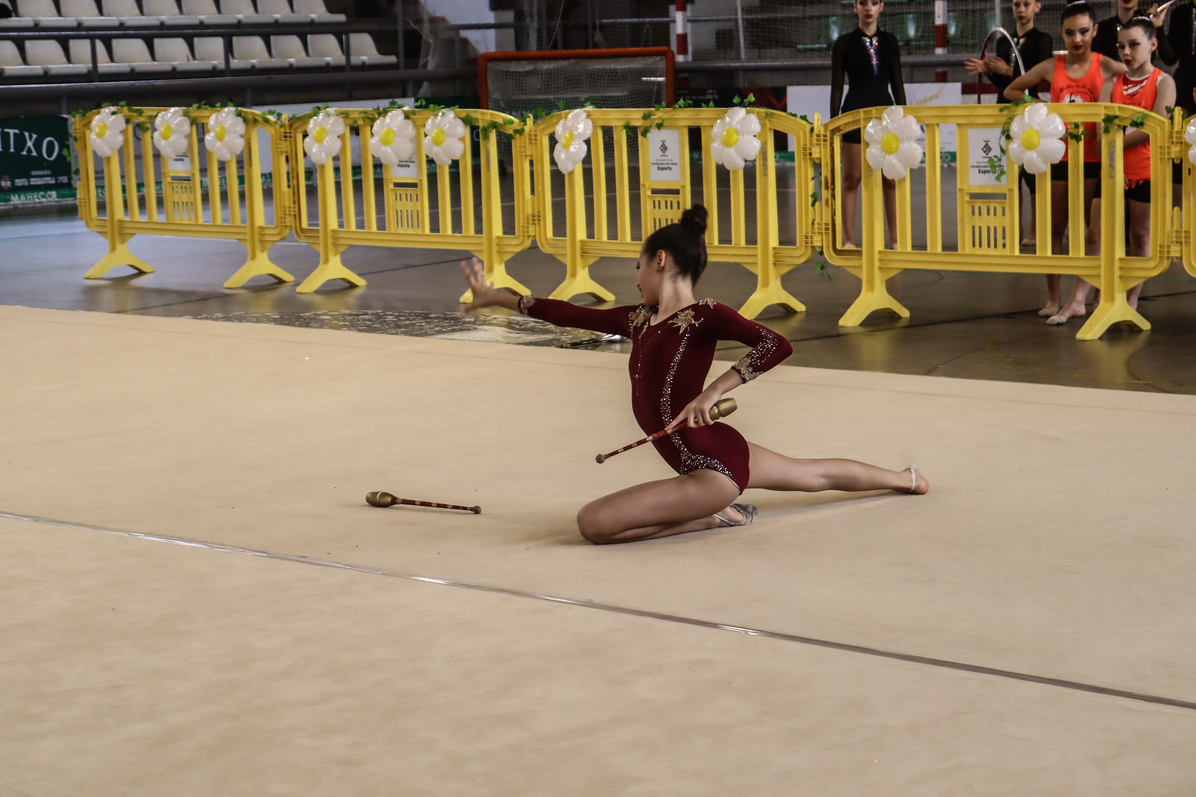 II Trofeu Roser de Maig de gimnàstica rítmica, al pavelló. Foto: Marc Mata. 
