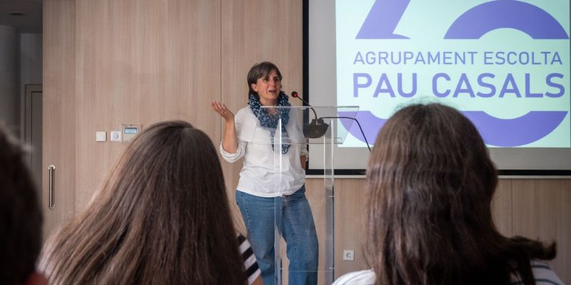 A l'acte també han parlat mares d'infants del cau. FOTO: Paula Sama A l'acte també han parlat mares d'infants del cau. FOTO: Paula Sama