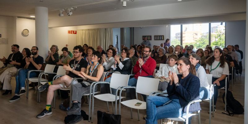 Un moment de l'acte, punt d'inici de la commemoració del 60 aniversari. FOTO: Paula Sama Un moment de l'acte, punt d'inici de la commemoració del 60 aniversari. FOTO: Paula Sama
