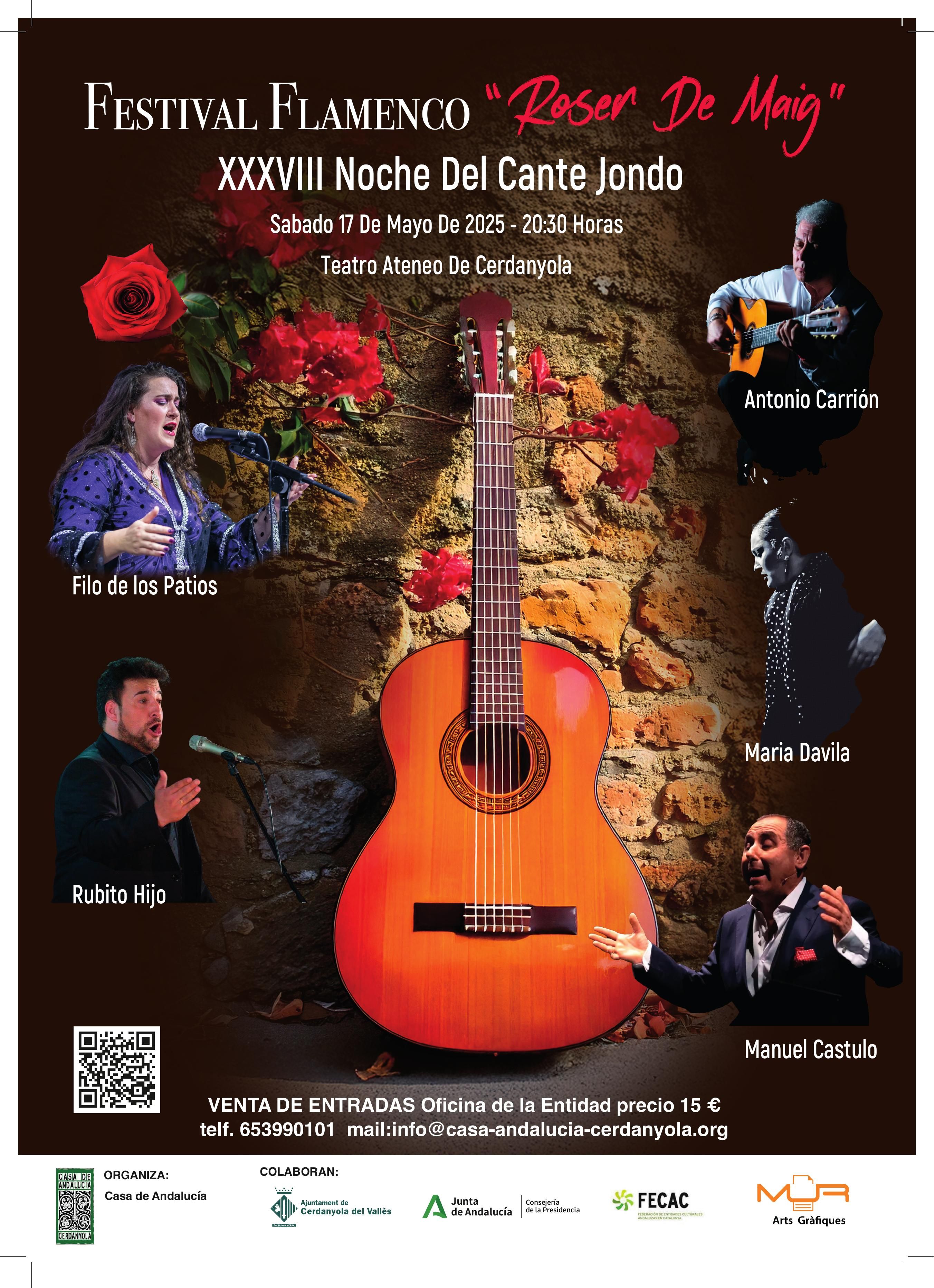 Cartell del XXVIII Festival de Cante Jondo Cartell del XXVIII Festival de Cante Jondo