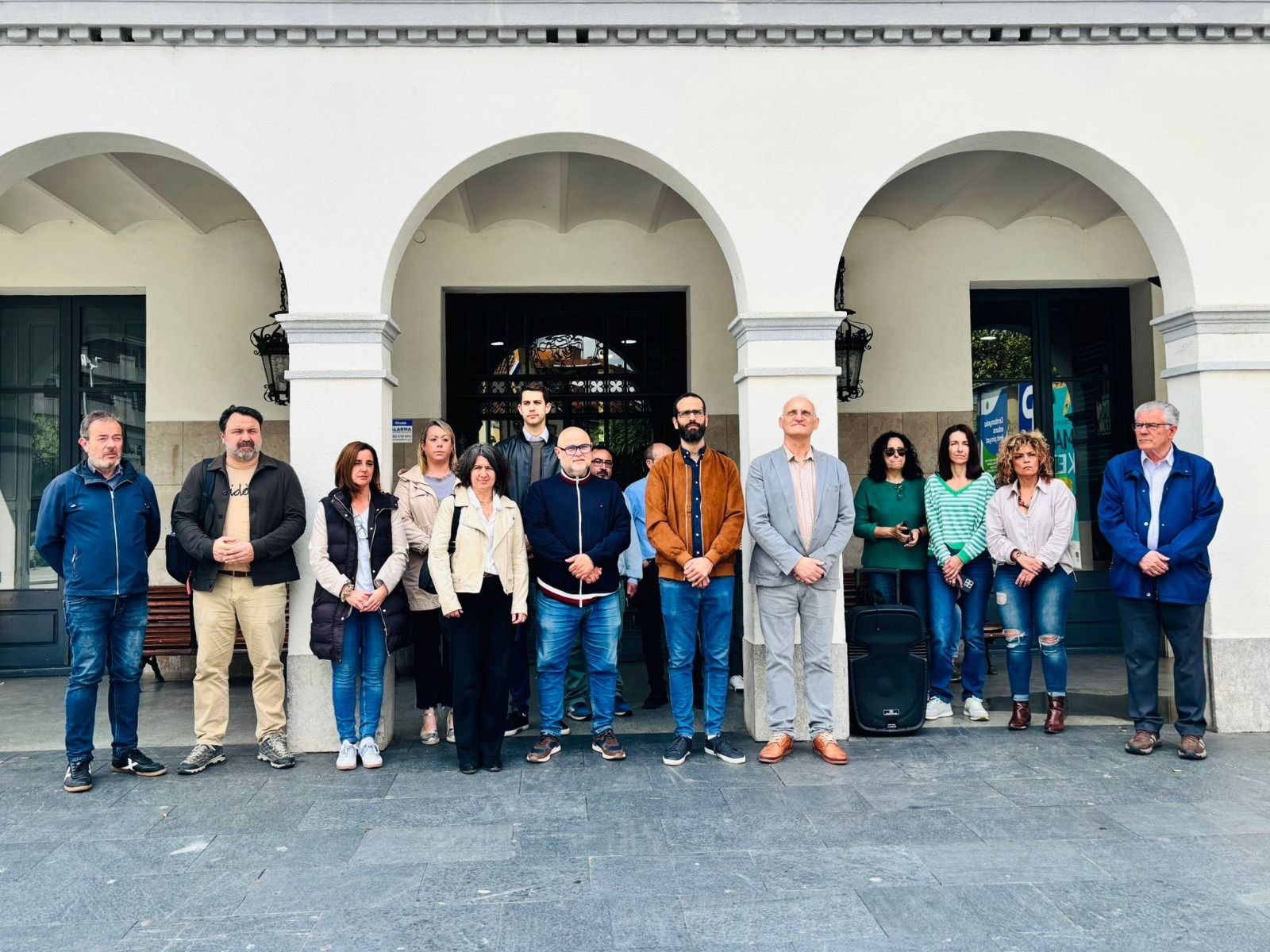 Acte institucional del Dia d'Europa 2025, divendres al matí, a l'Ajuntament. FOTO: Ajuntament de Cerdanyola. 