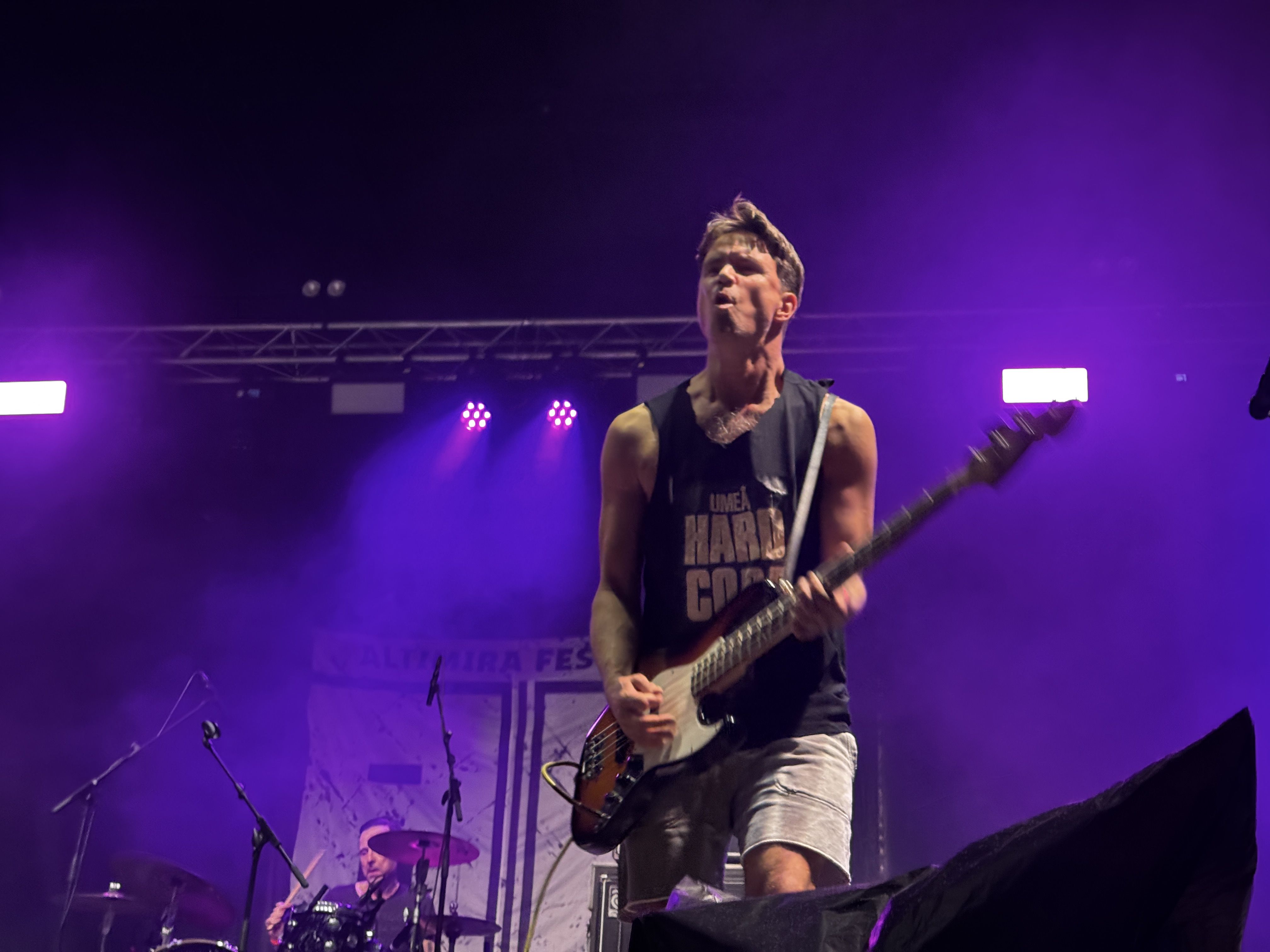 Actuació dels suecs Abhinanda, a l'onzena edició de l'Altimira Fest. FOTO: Carme Monclús. 