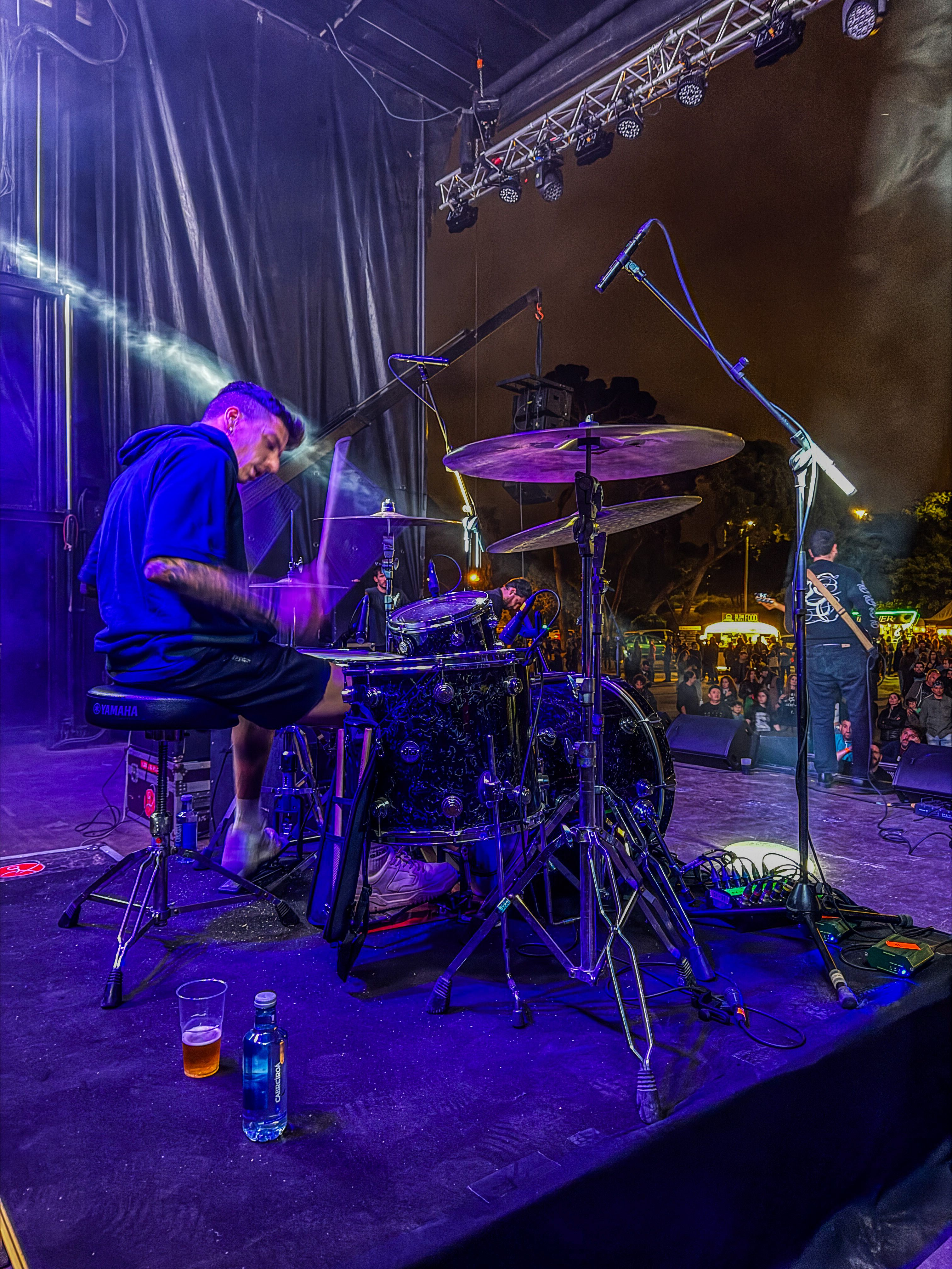 Actuació de La Hiel, a l'onzena edició de l'Altimira Fest. FOTO: Carme Monclús. 